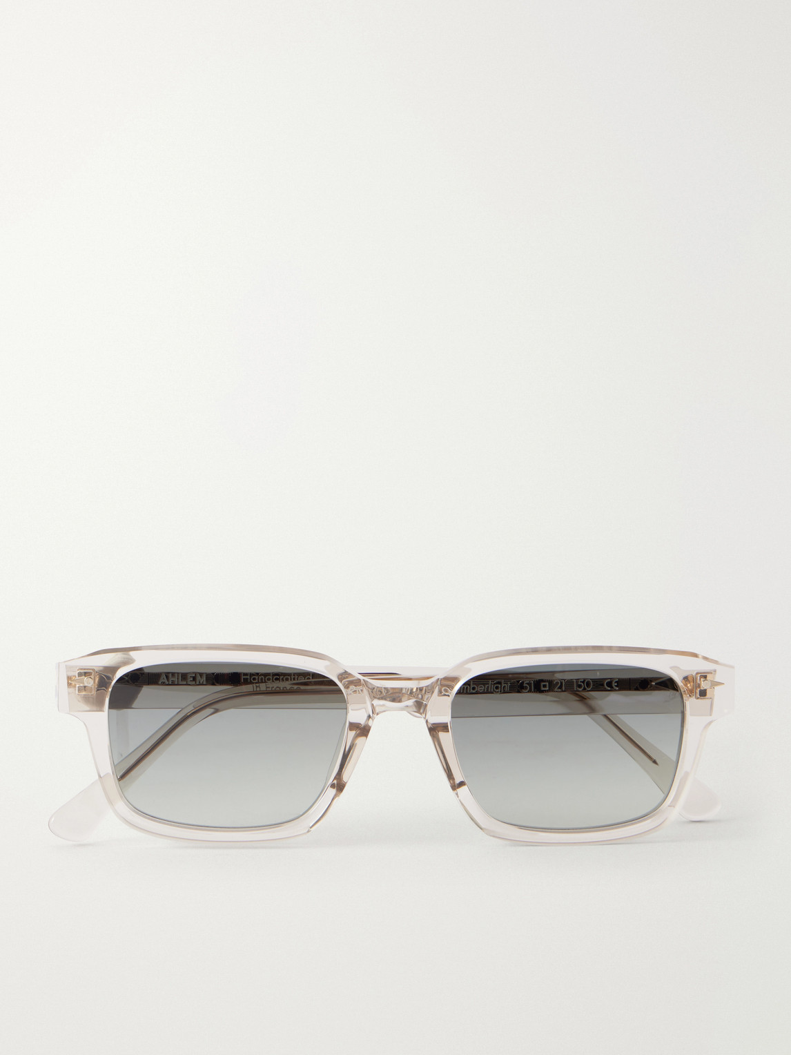 Ahlem Rive Gauche Square-frame Acetate Sunglasses In Neutral