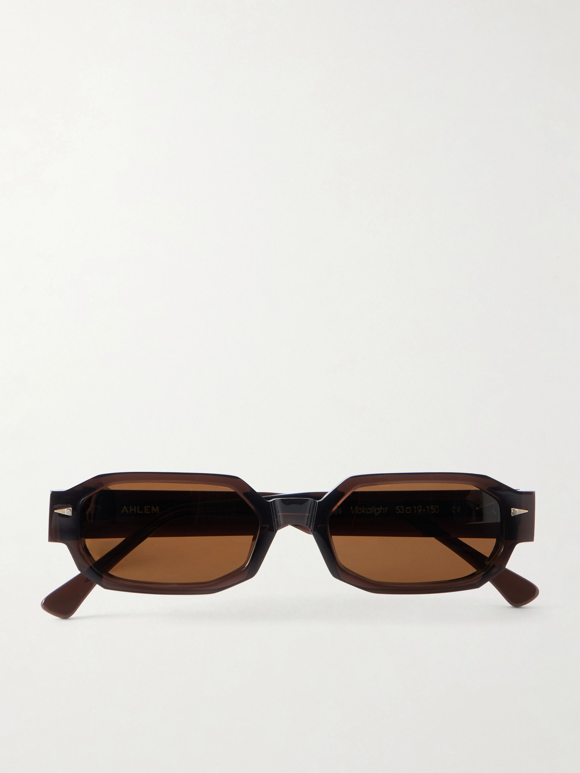 Ahlem Jules Oval-frame Tortoiseshell Acetate Sunglasses In Brown