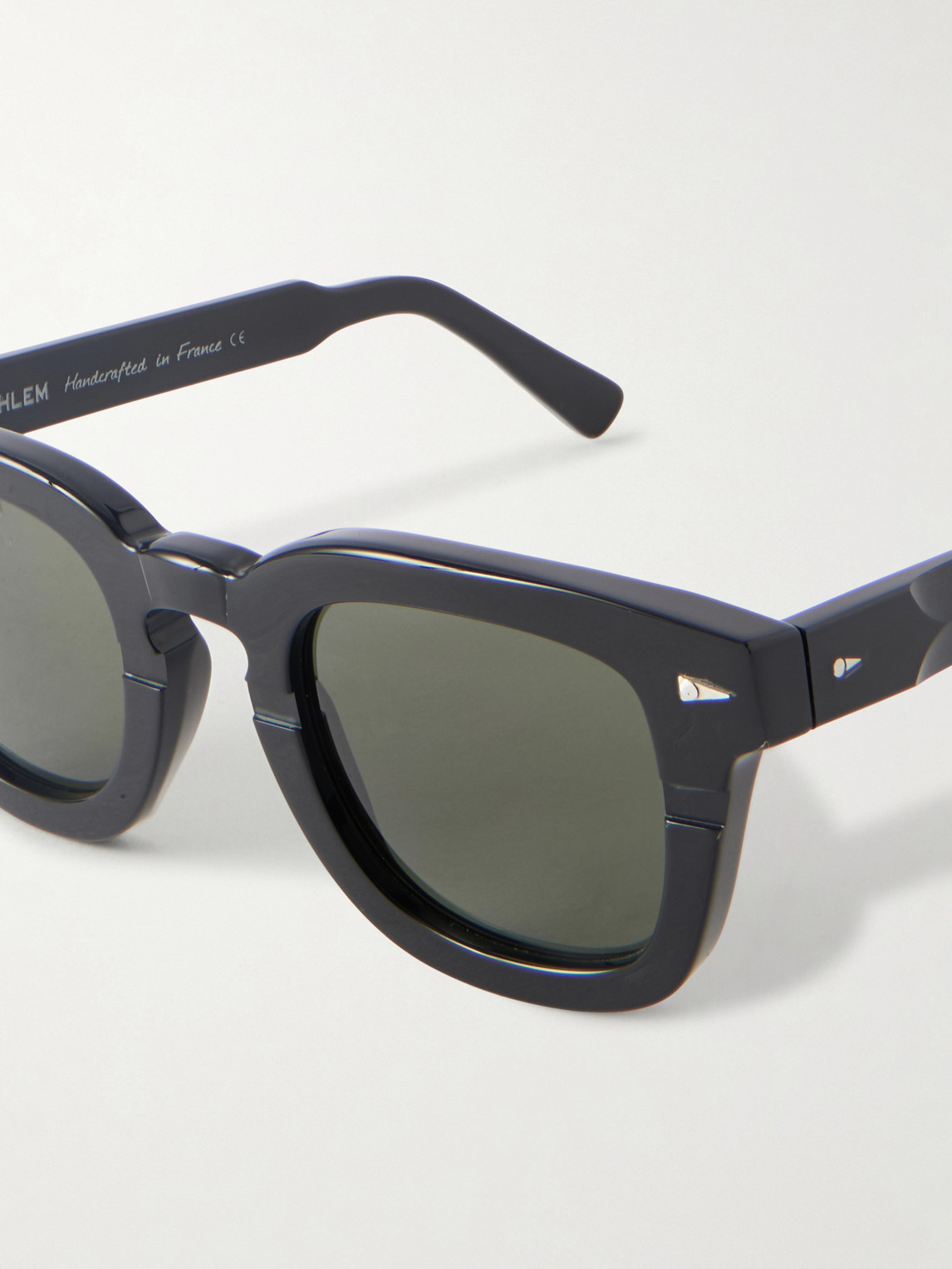  Ahlem - Champ De Mars Square-frame Acetate Sunglasses - Men - Black 