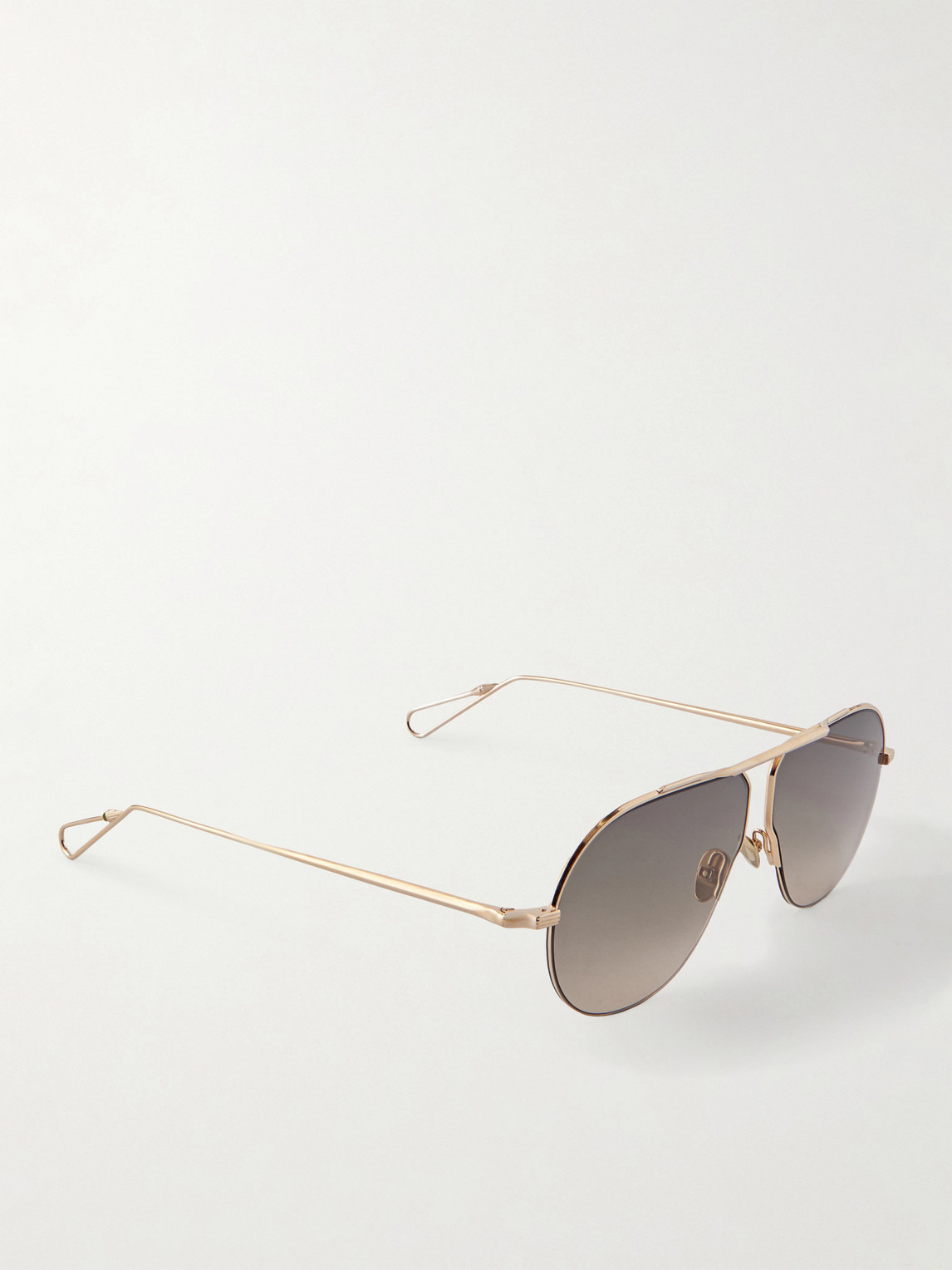  Ahlem - Laplace Aviator-style Gold-tone Sunglasses - Men - Gold 