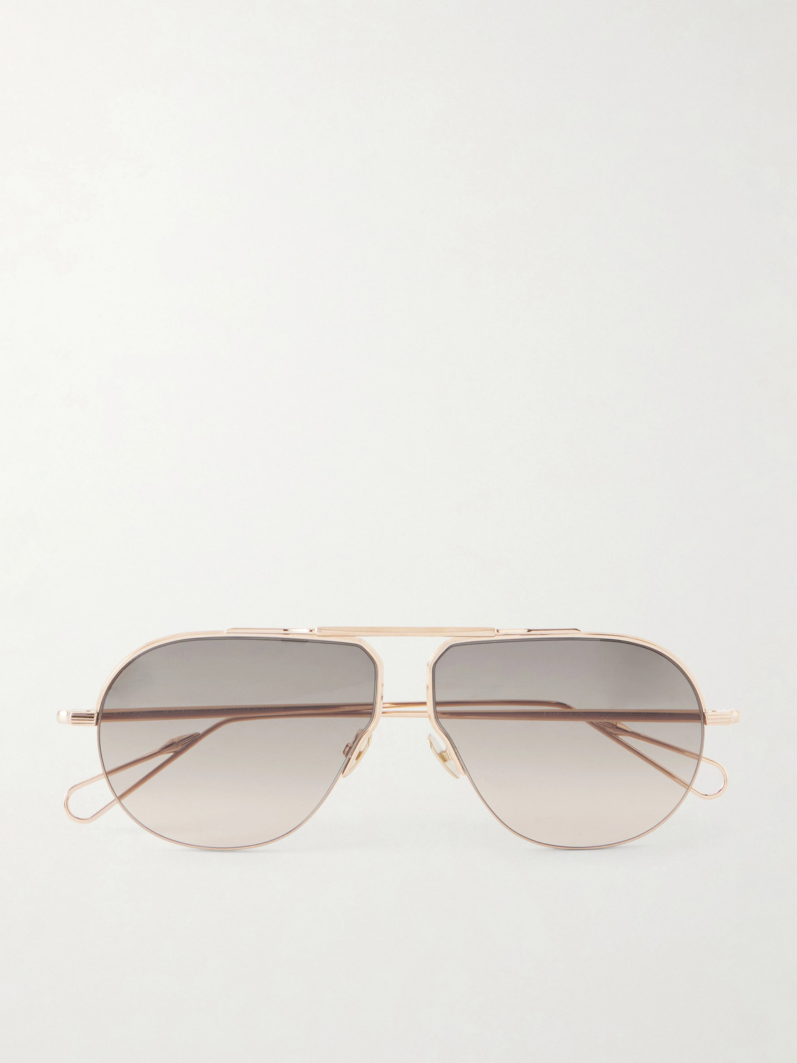 Ahlem Laplace Aviator-style Gold-tone Sunglasses In Multi