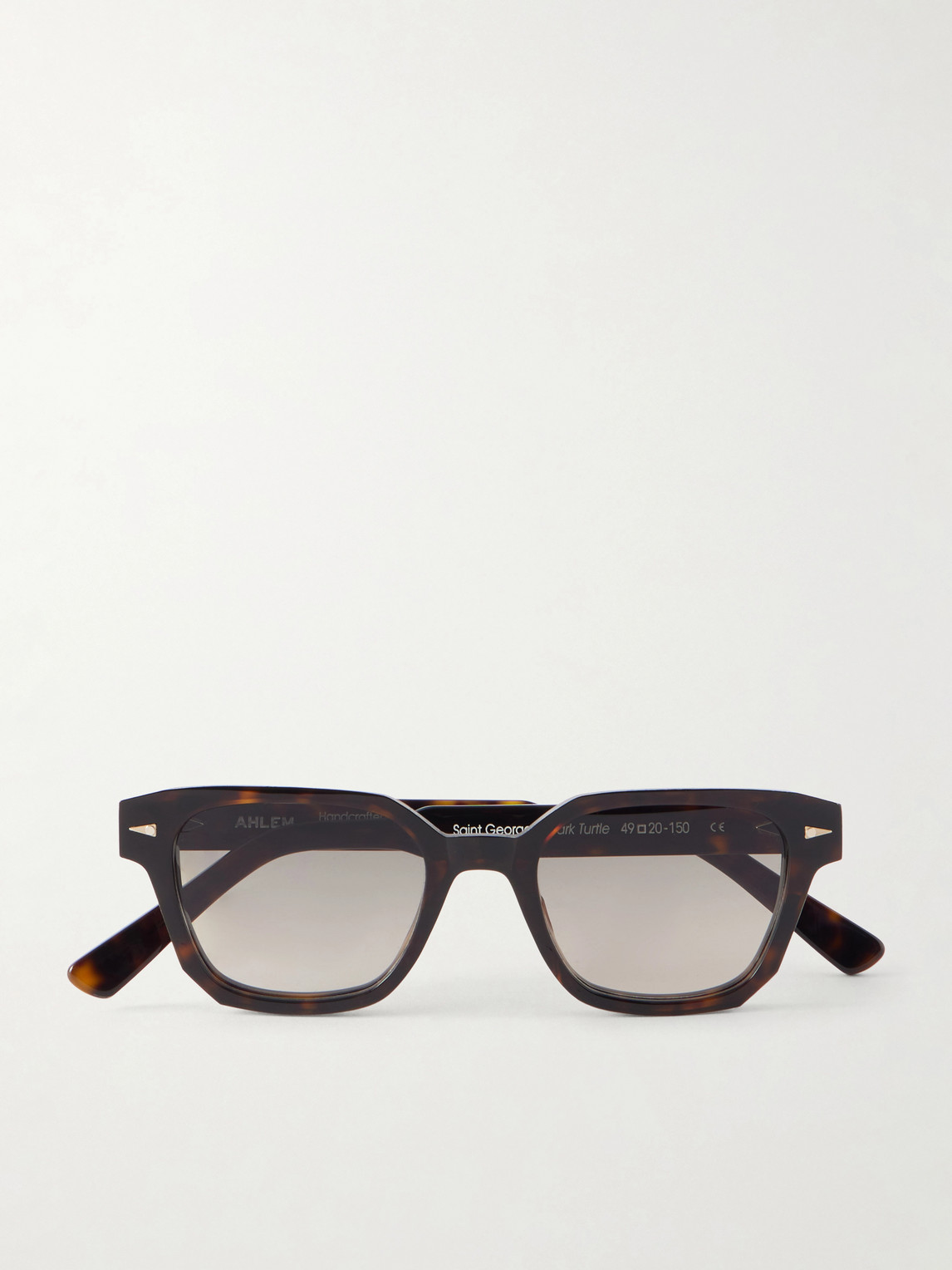Ahlem Saint Georges D-frame Tortoiseshell Acetate Sunglasses In Black
