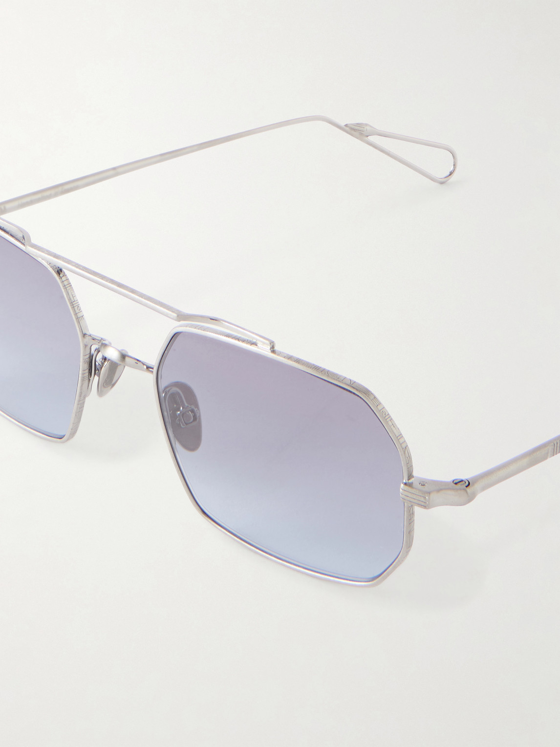  Ahlem - Clovis Aviator-style Silver-tone Sunglasses - Men - Silver 