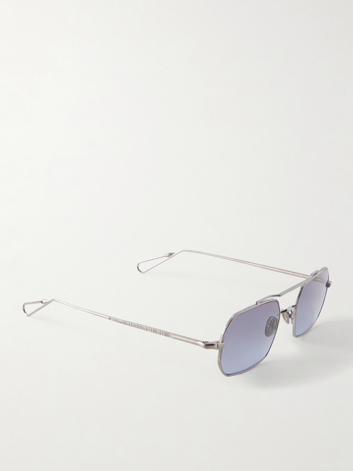  Ahlem - Clovis Aviator-style Silver-tone Sunglasses - Men - Silver 