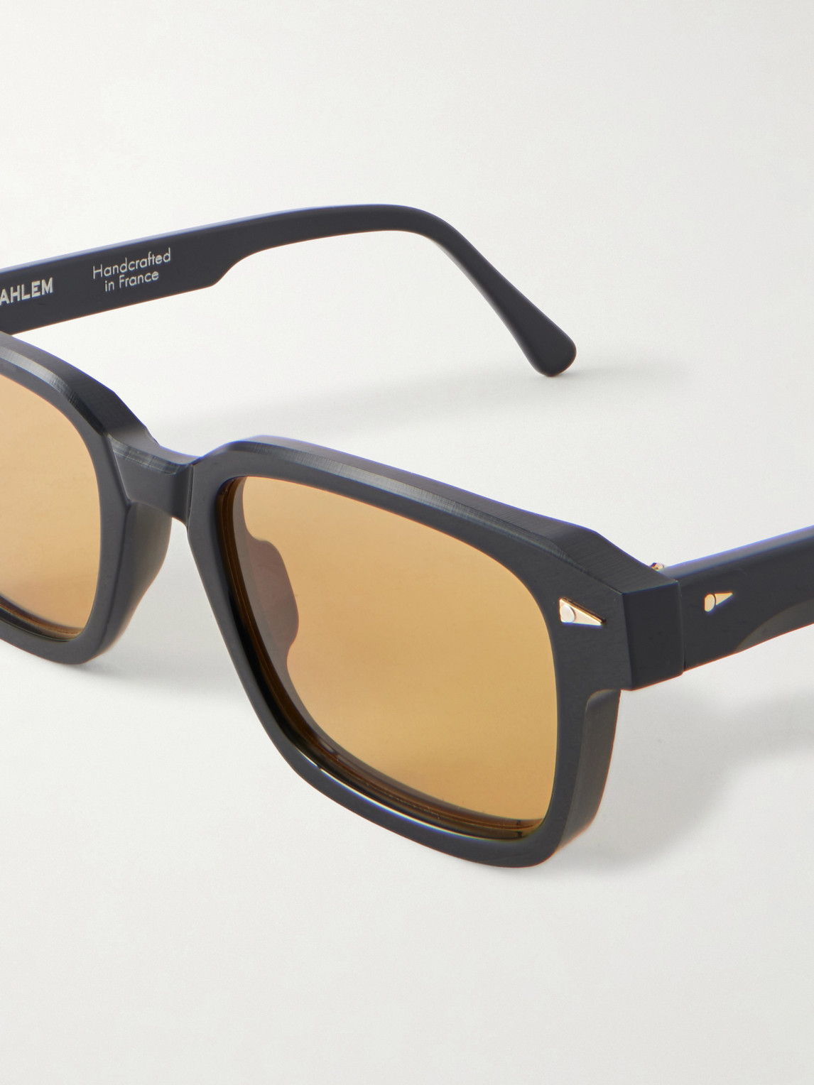  Ahlem - Rive Gauche Square-frame Acetate Sunglasses - Men - Black 