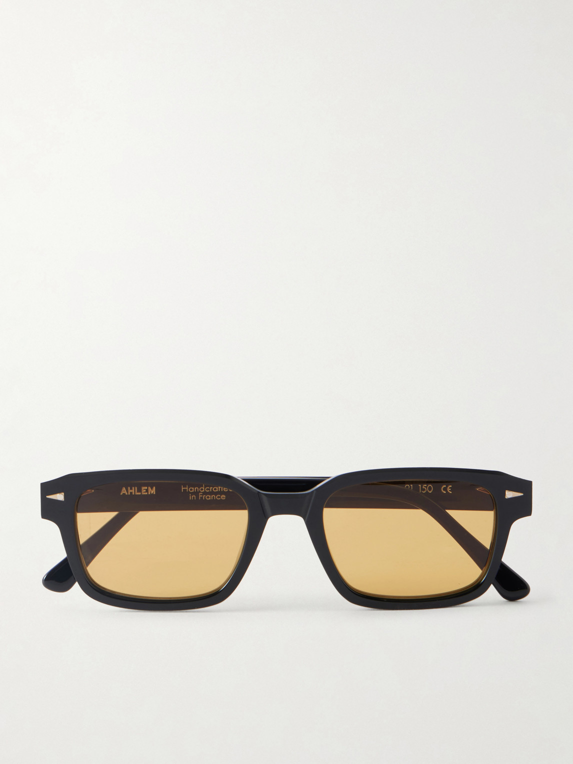 Ahlem Rive Gauche Square-frame Acetate Sunglasses In Black
