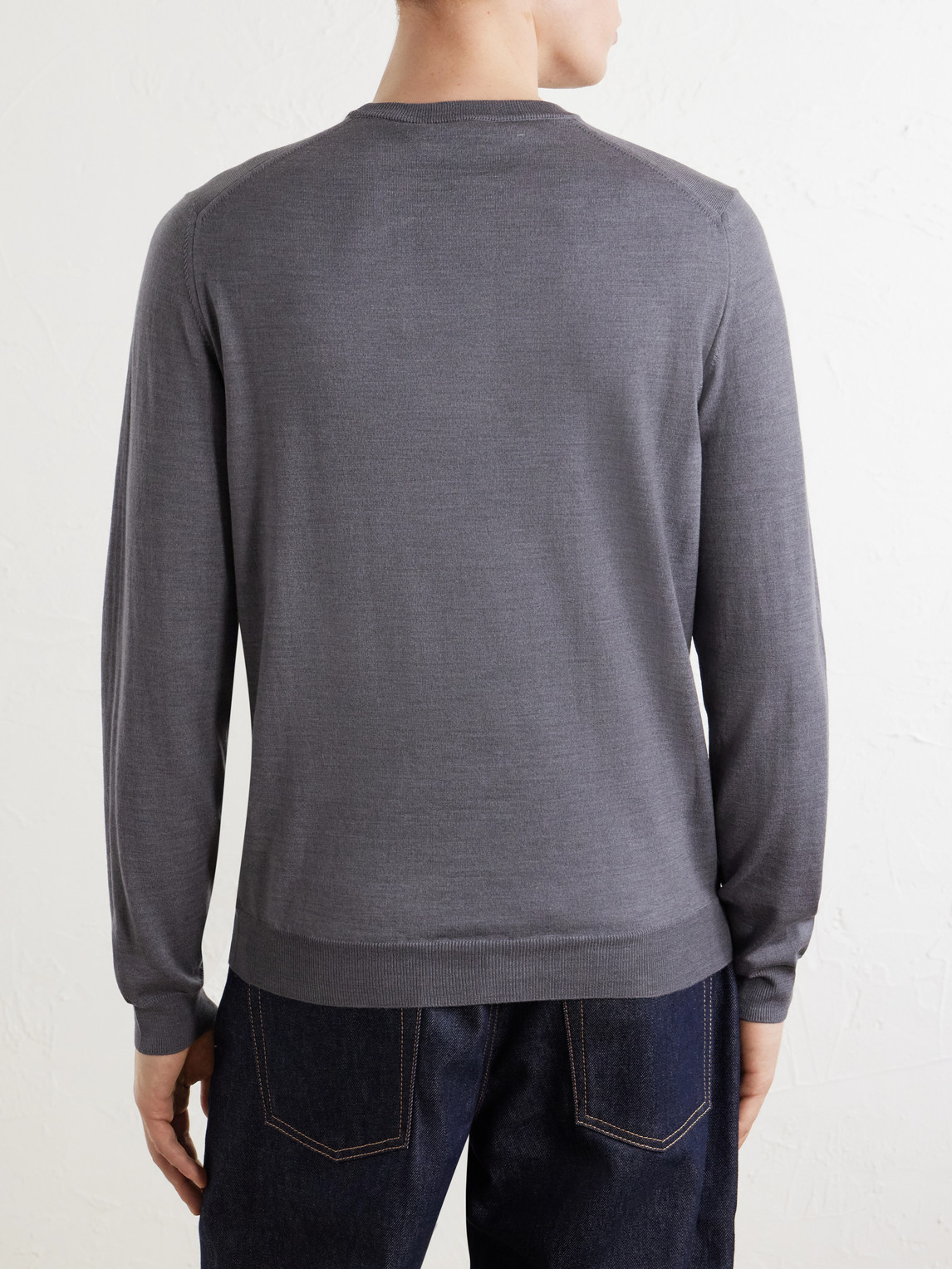 Slowear Wool-blend Sweater In Gray