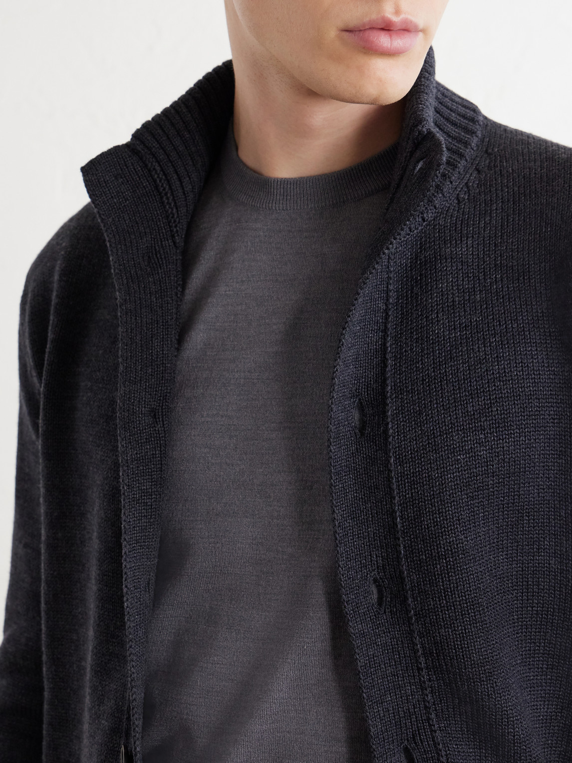 Slowear Wool-blend Sweater In Gray
