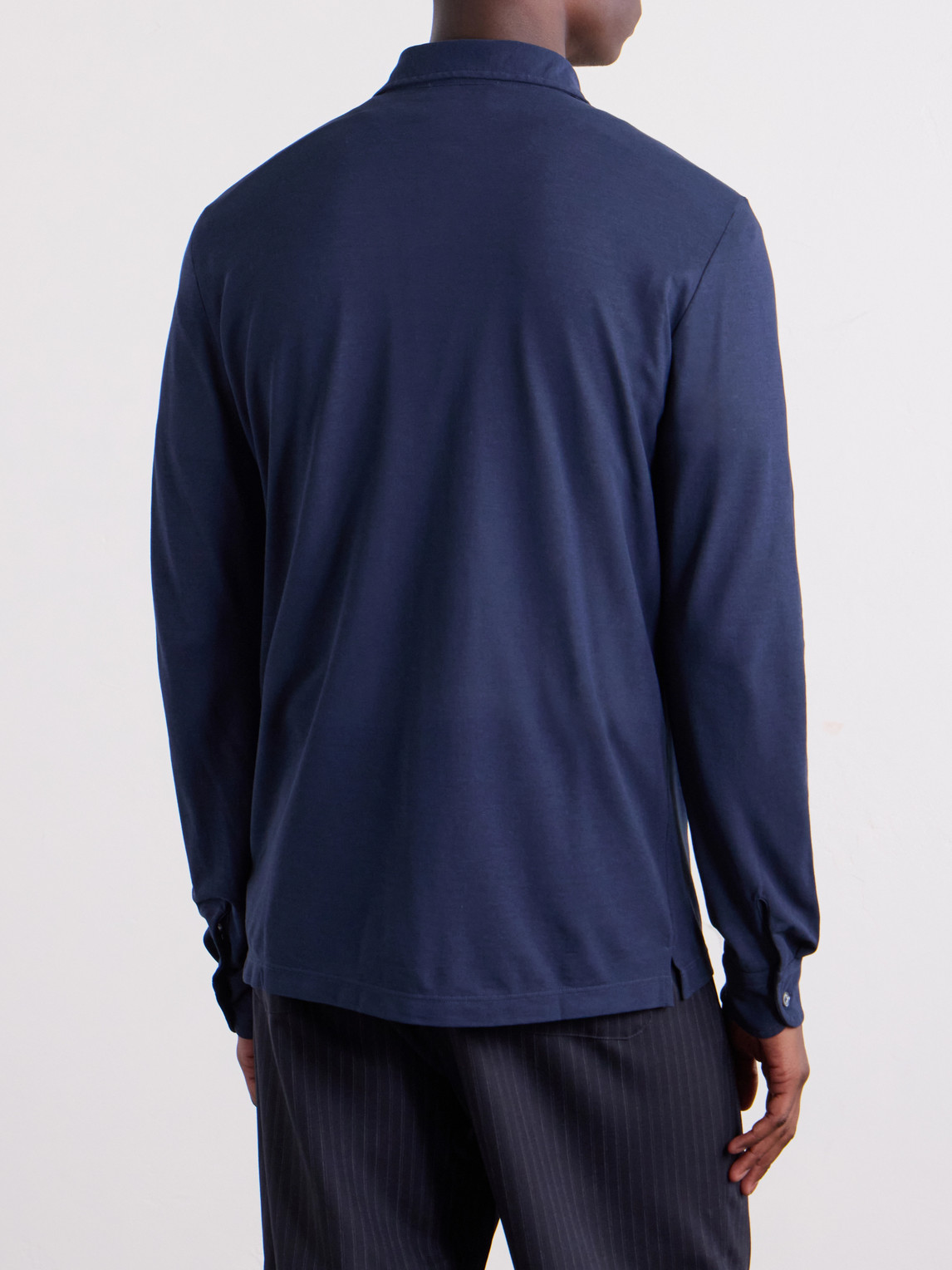 Zanone Slim-Fit Icecotton Piqué Polo Shirt