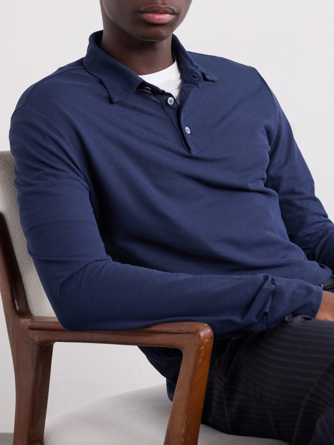Zanone Slim-Fit Icecotton Piqué Polo Shirt