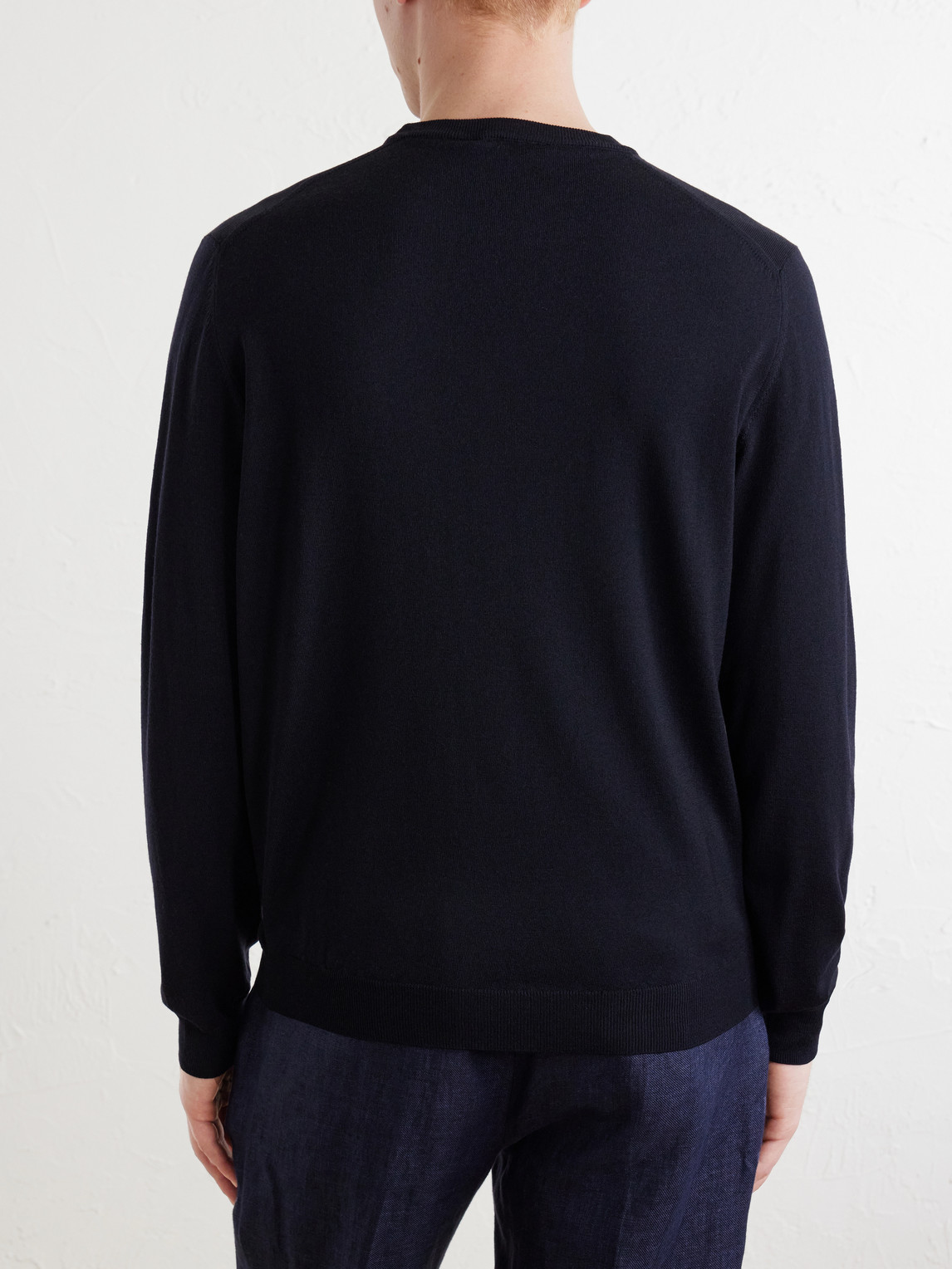 Slowear Wool-blend Sweater In Blue
