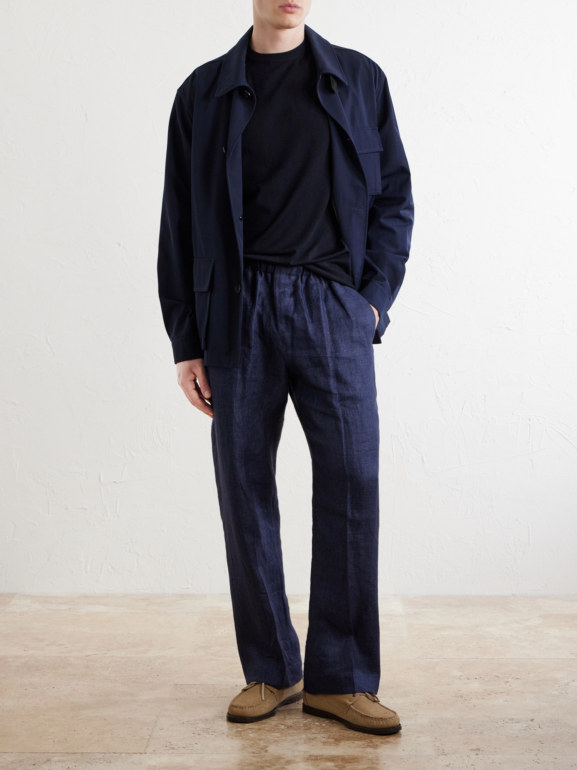 Slowear Wool-blend Sweater In Blue