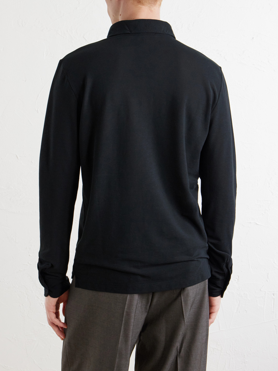 Slowear Slim-Fit Flexwool Polo Shirt - Men | Thumbnail 4 Slowear Slim-Fit Flexwool Polo Shirt - Men | Thumbnail 4