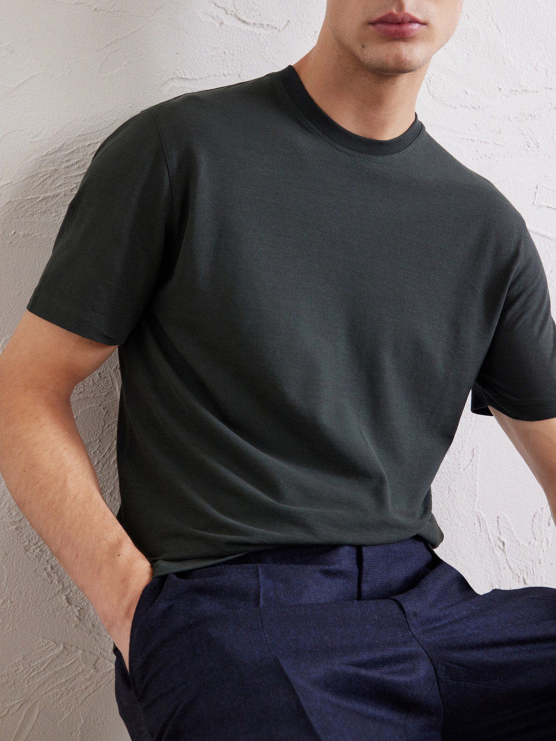 Zanone Slim-Fit Icecotton Jersey T-Shirt