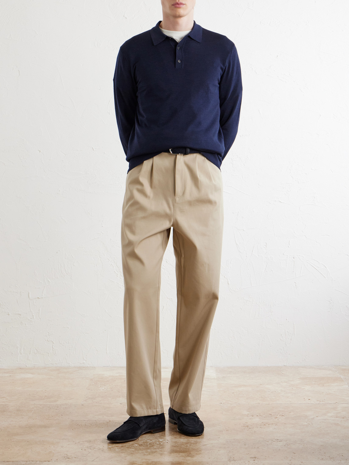 Slowear Slim-Fit Flexwool Polo Shirt - Men | Thumbnail 2