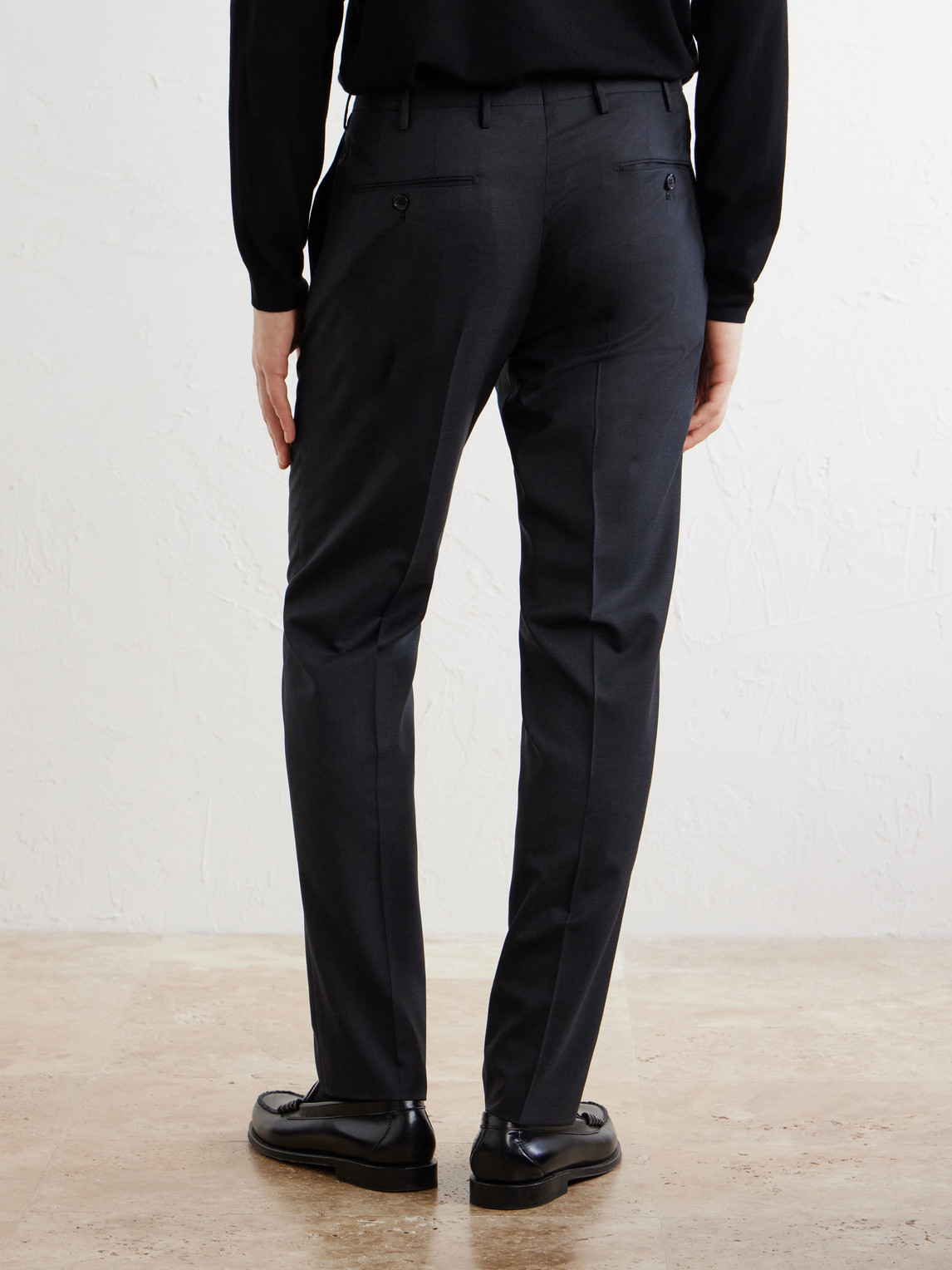 Slowear Straight-Leg Wool Suit Trousers - Men | Thumbnail 4