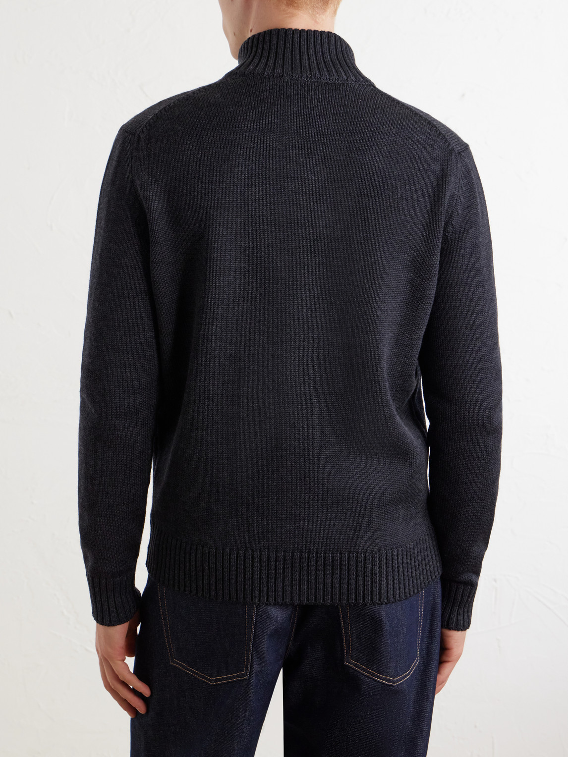 Slowear Wool Cardigan - Men | Thumbnail 4