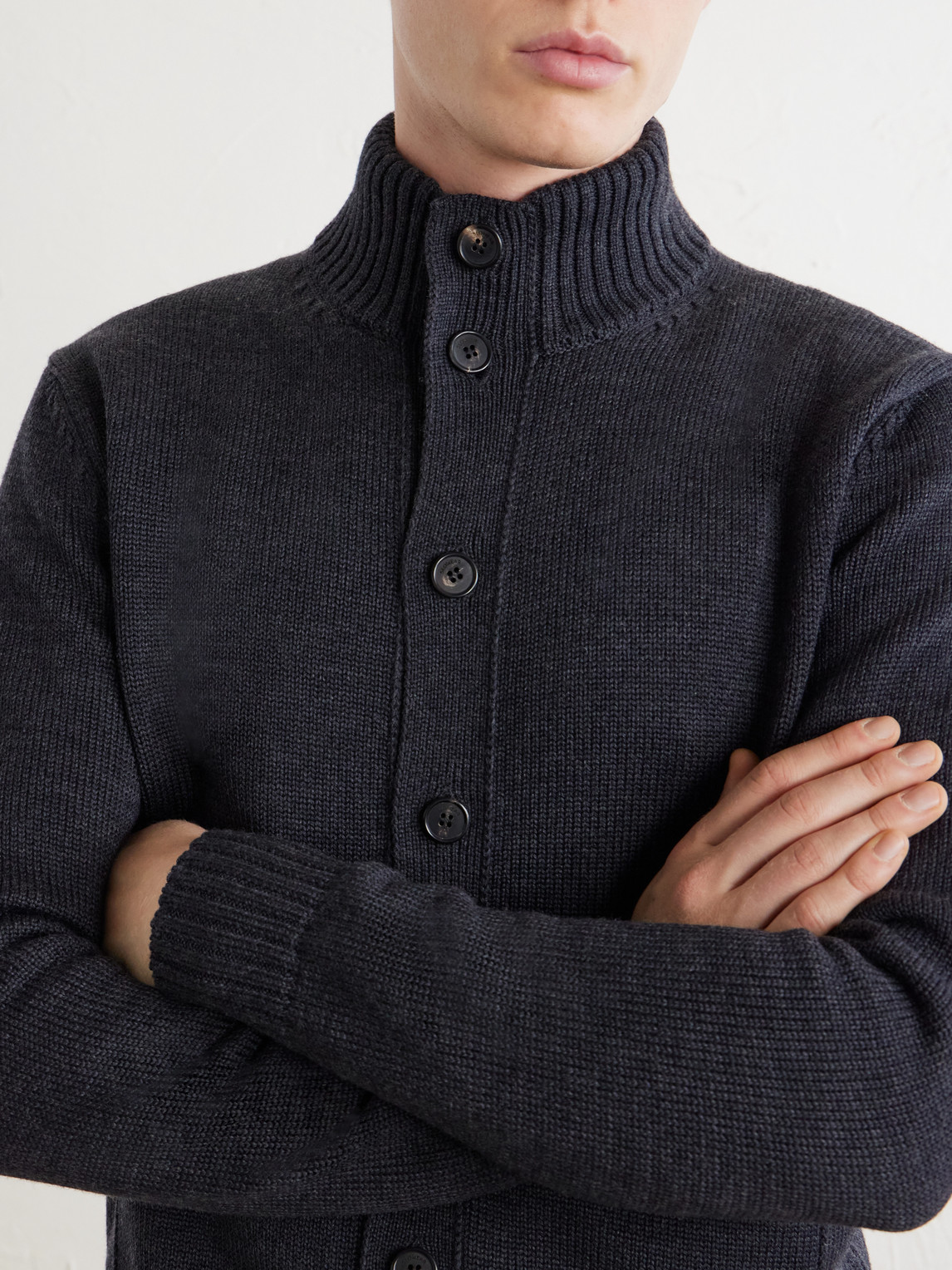 Slowear Wool Cardigan - Men | Thumbnail 5