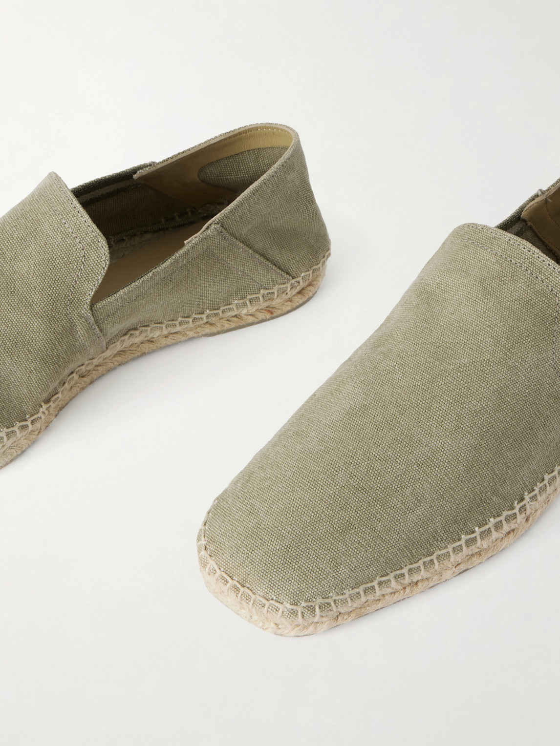  Castañer - Parker Canvas Espadrilles - Men - Green - Eu 39 