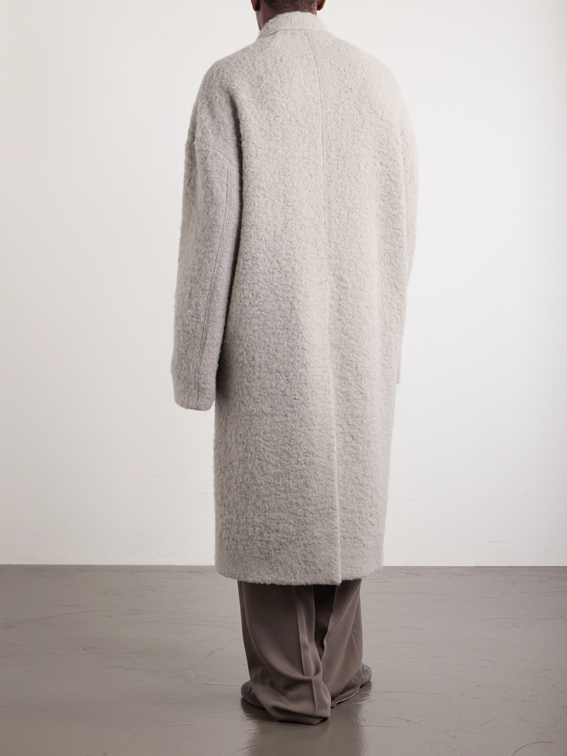 Brad Alpaca-Blend Bouclé Coat