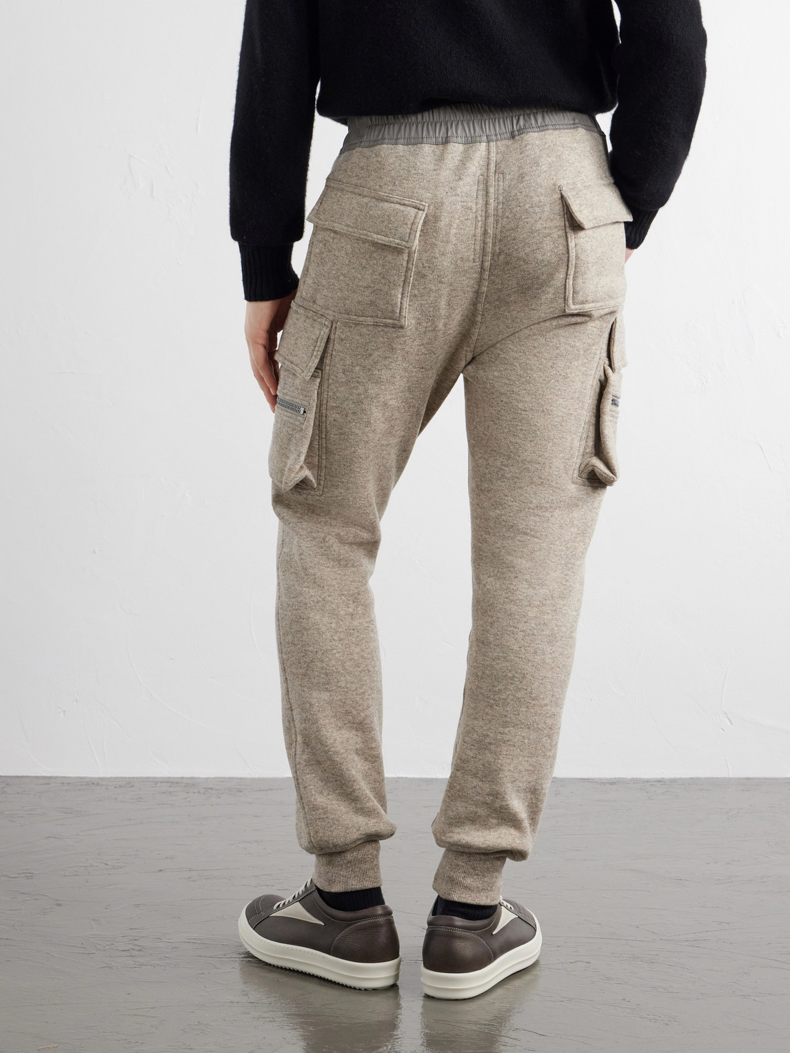 Mastodon Tapered Wool And Cotton-Blend Jersey Sweatpants