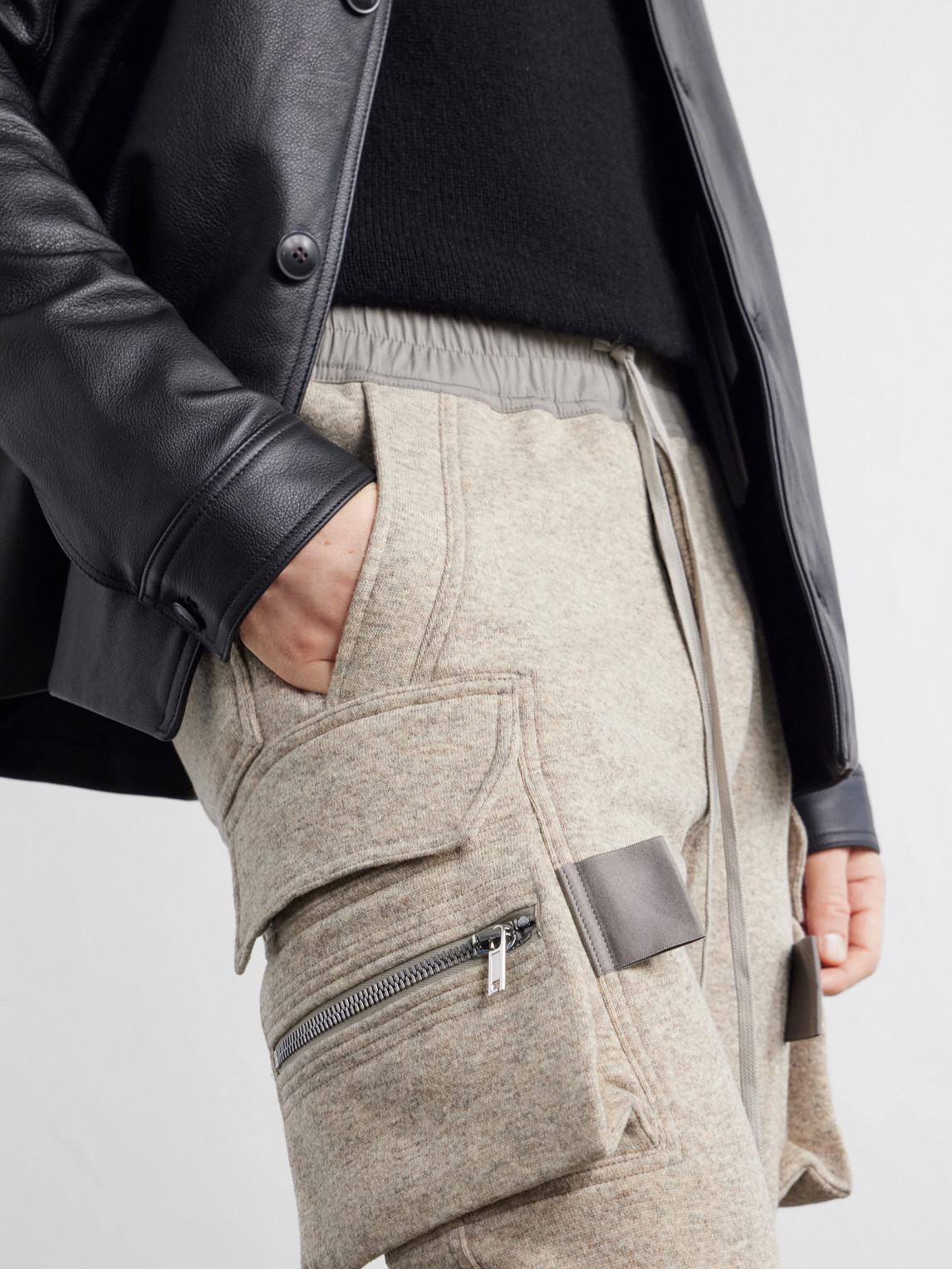 Mastodon Tapered Wool And Cotton-Blend Jersey Sweatpants