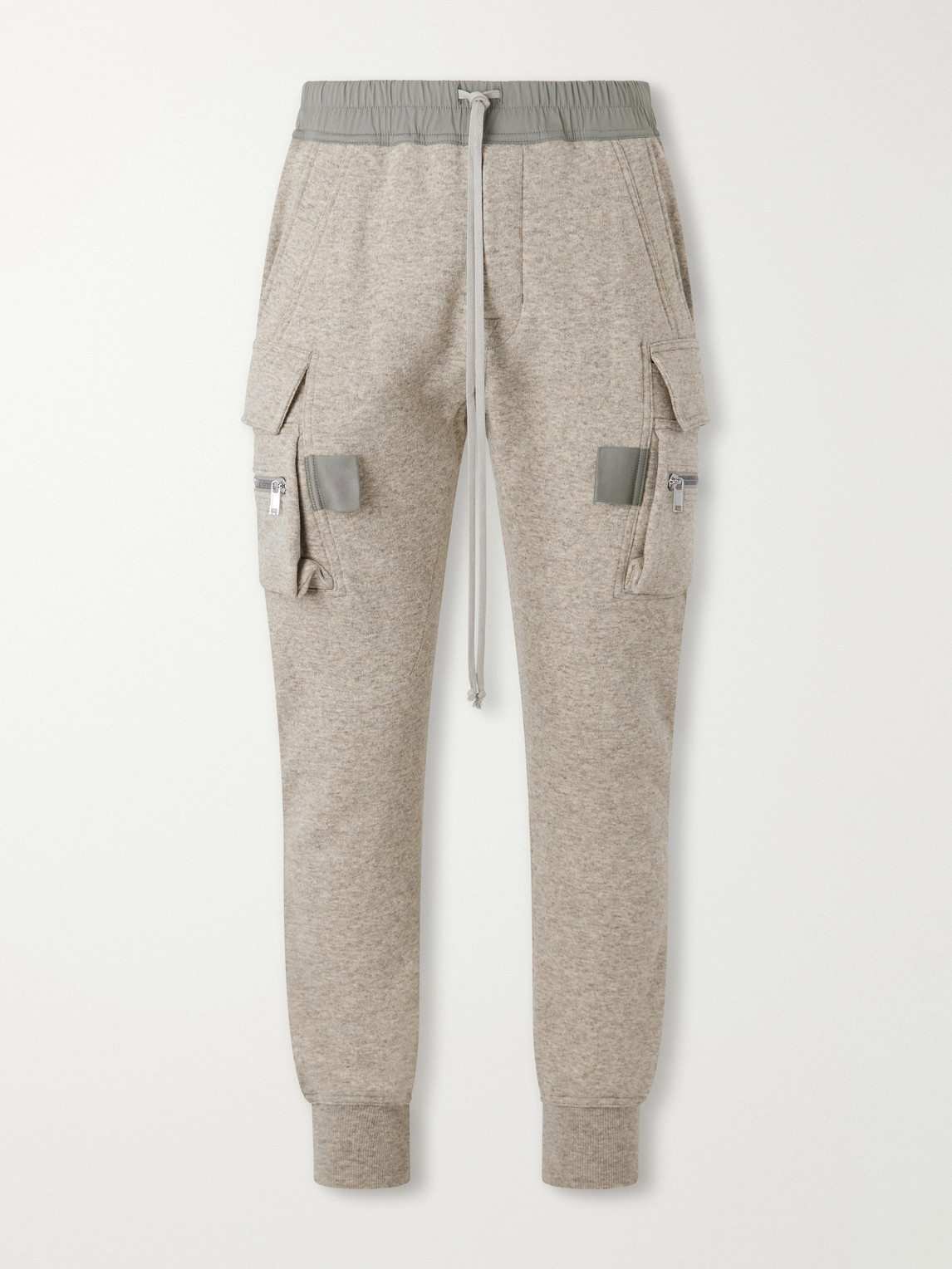 Mastodon Tapered Wool And Cotton-Blend Jersey Sweatpants