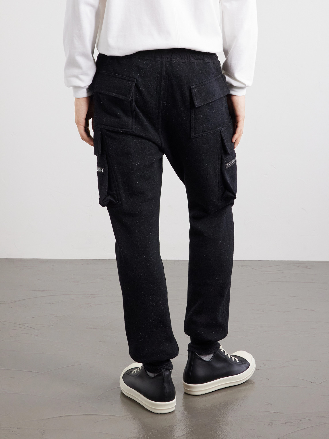Mastodon Tapered Wool And Cotton-Blend Jersey Sweatpants