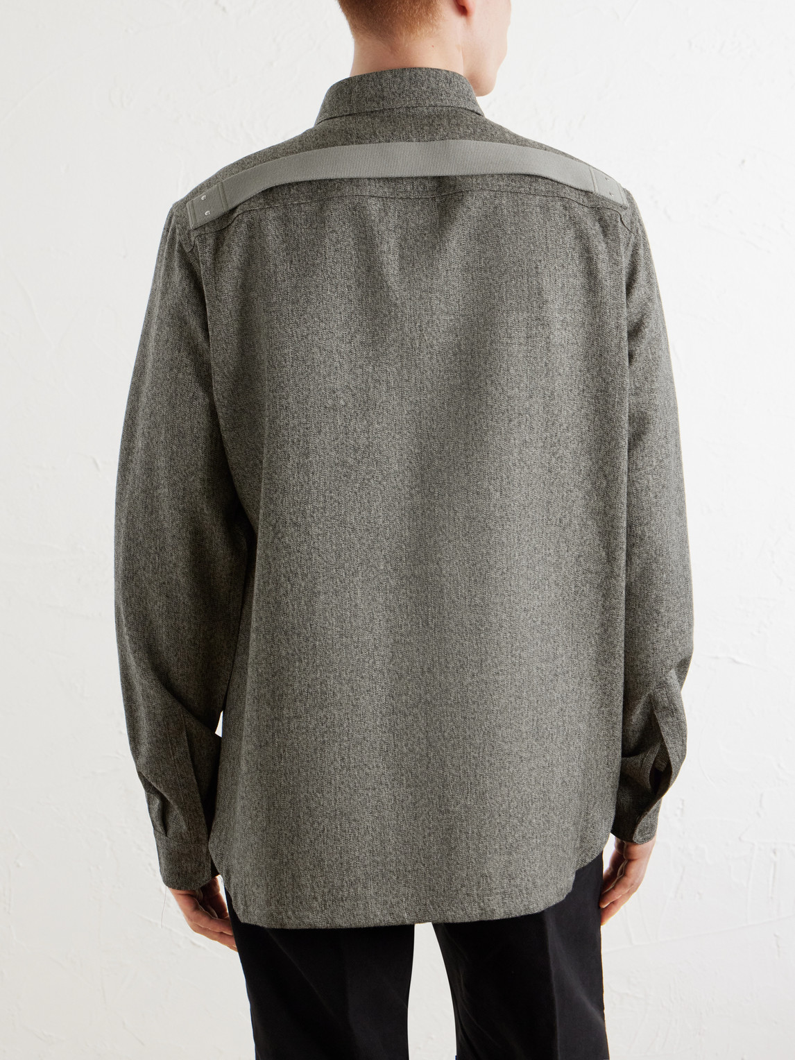 Mélange Wool Overshirt
