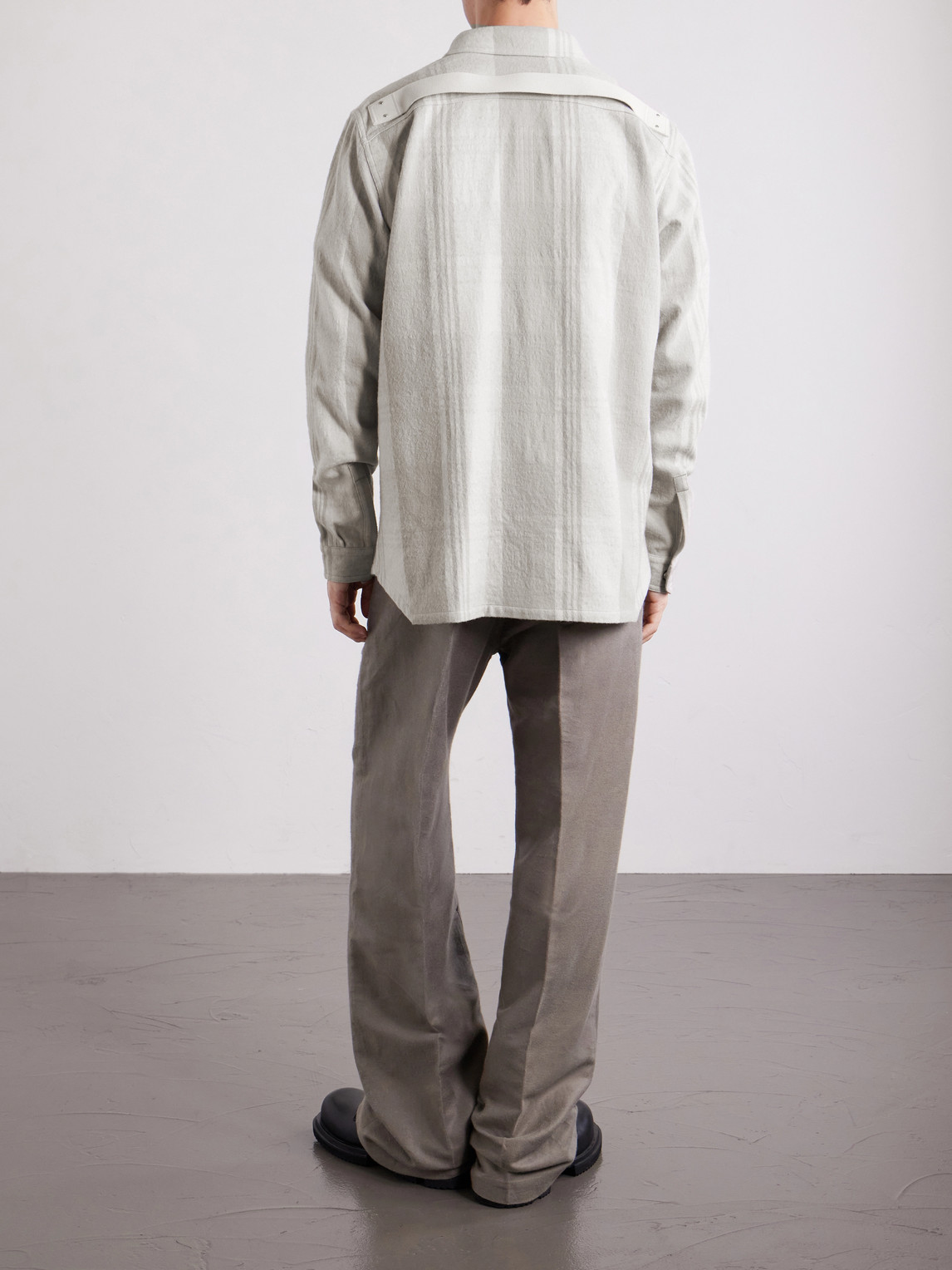 Striped Cotton And Wool-Blend Flannel Overshirt