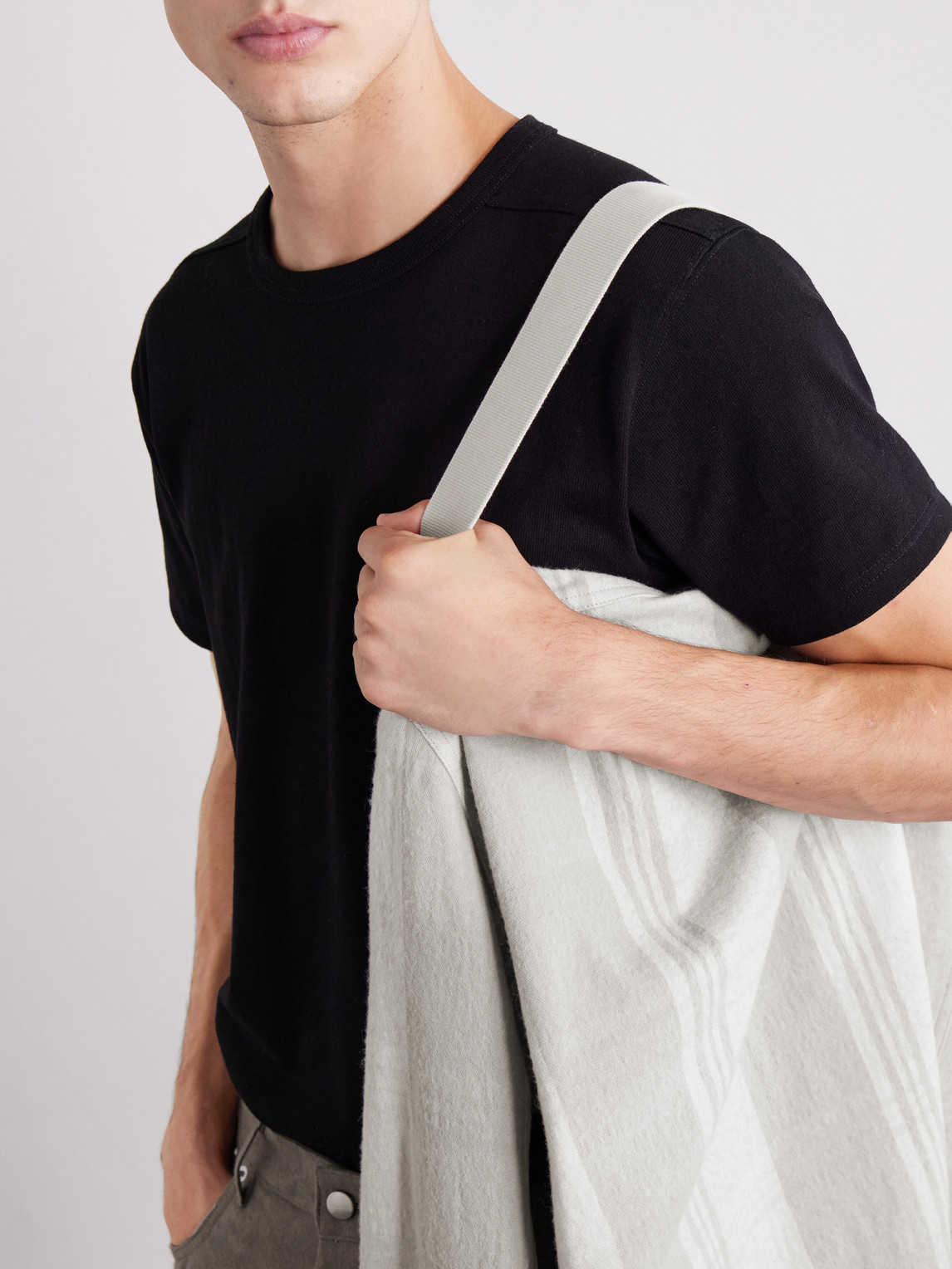 Striped Cotton And Wool-Blend Flannel Overshirt