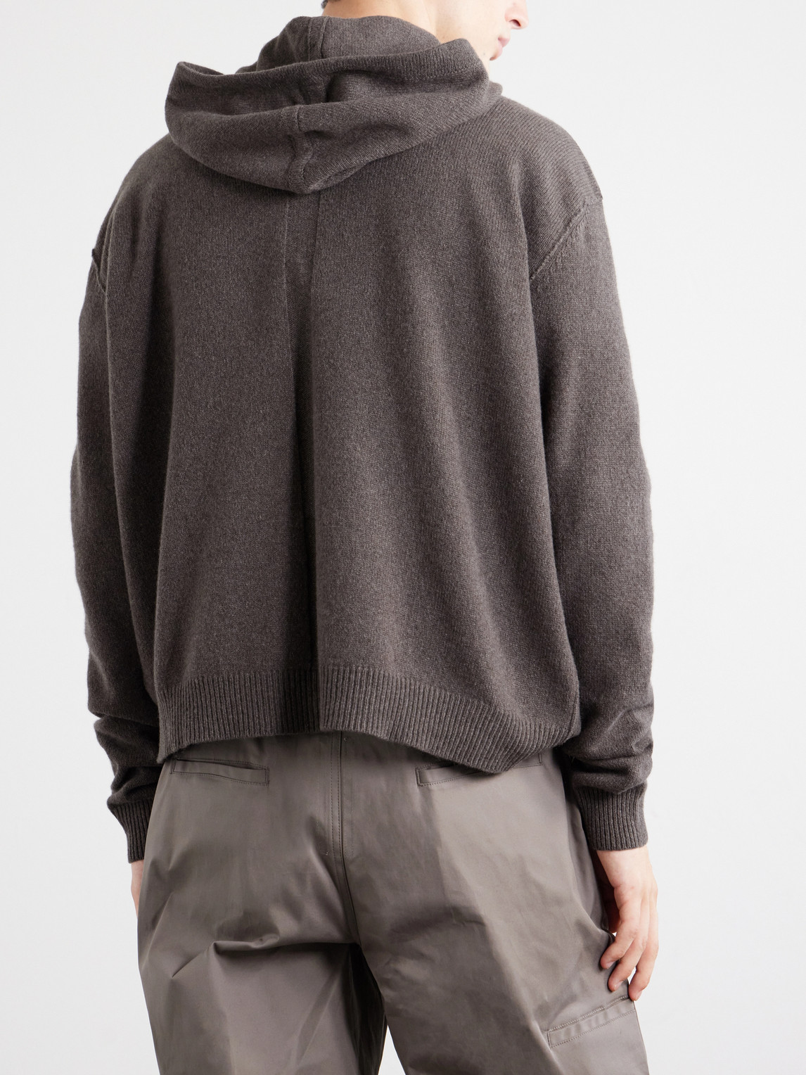 Cashmere And Wool-Blend Zip-Up Hoodie