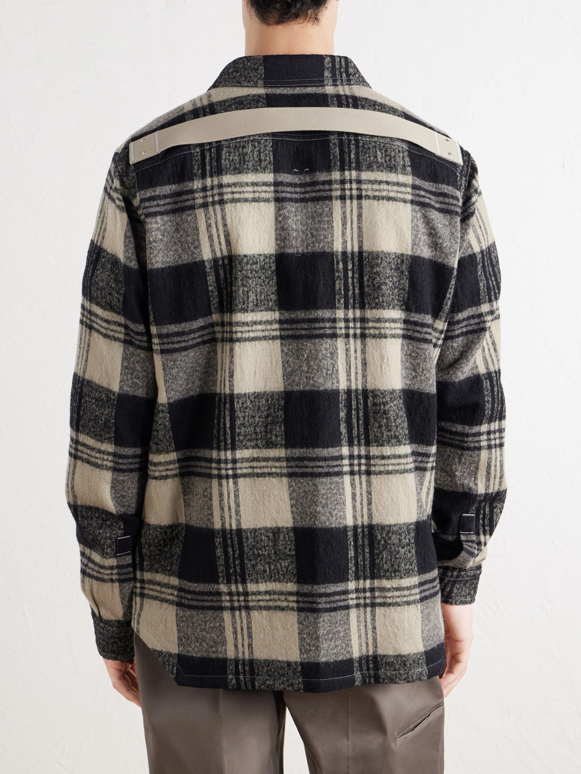 Checked Cotton And Wool-Blend Flannel Overshirt