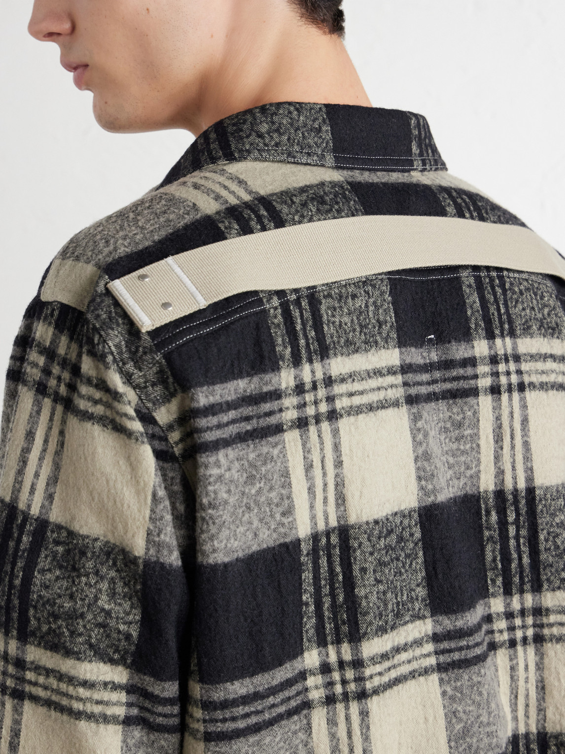 Checked Cotton And Wool-Blend Flannel Overshirt
