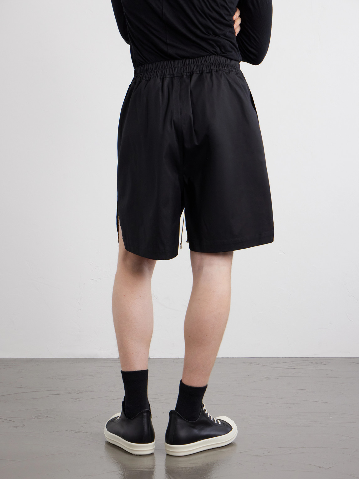 Boxer Straight-Leg Cotton-Blend Canvas Drawstring Shorts