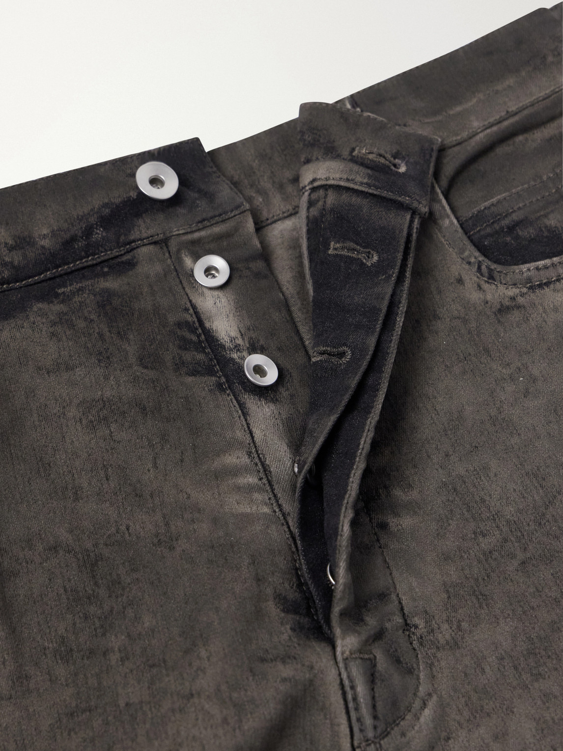 Bolan Frayed Baggy Bootcut Jeans