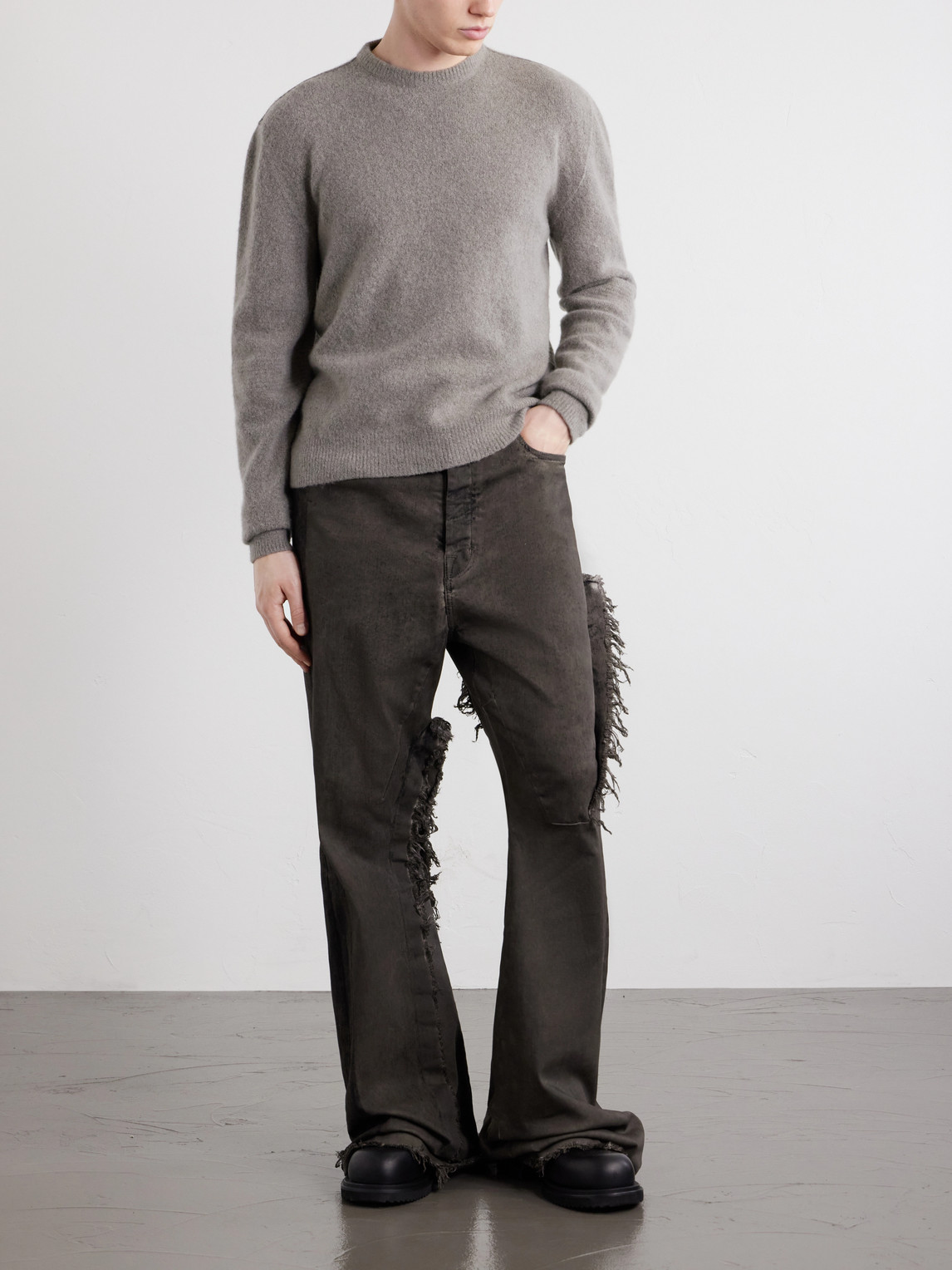 Cashmere-Blend Sweater