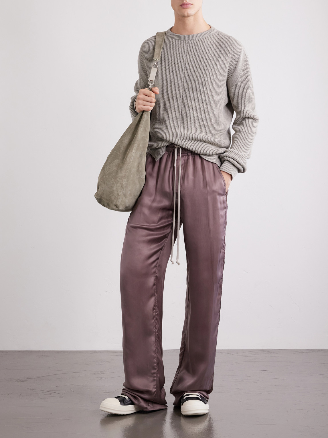 Dietrich Straight-Leg Shell Drawstring Trousers