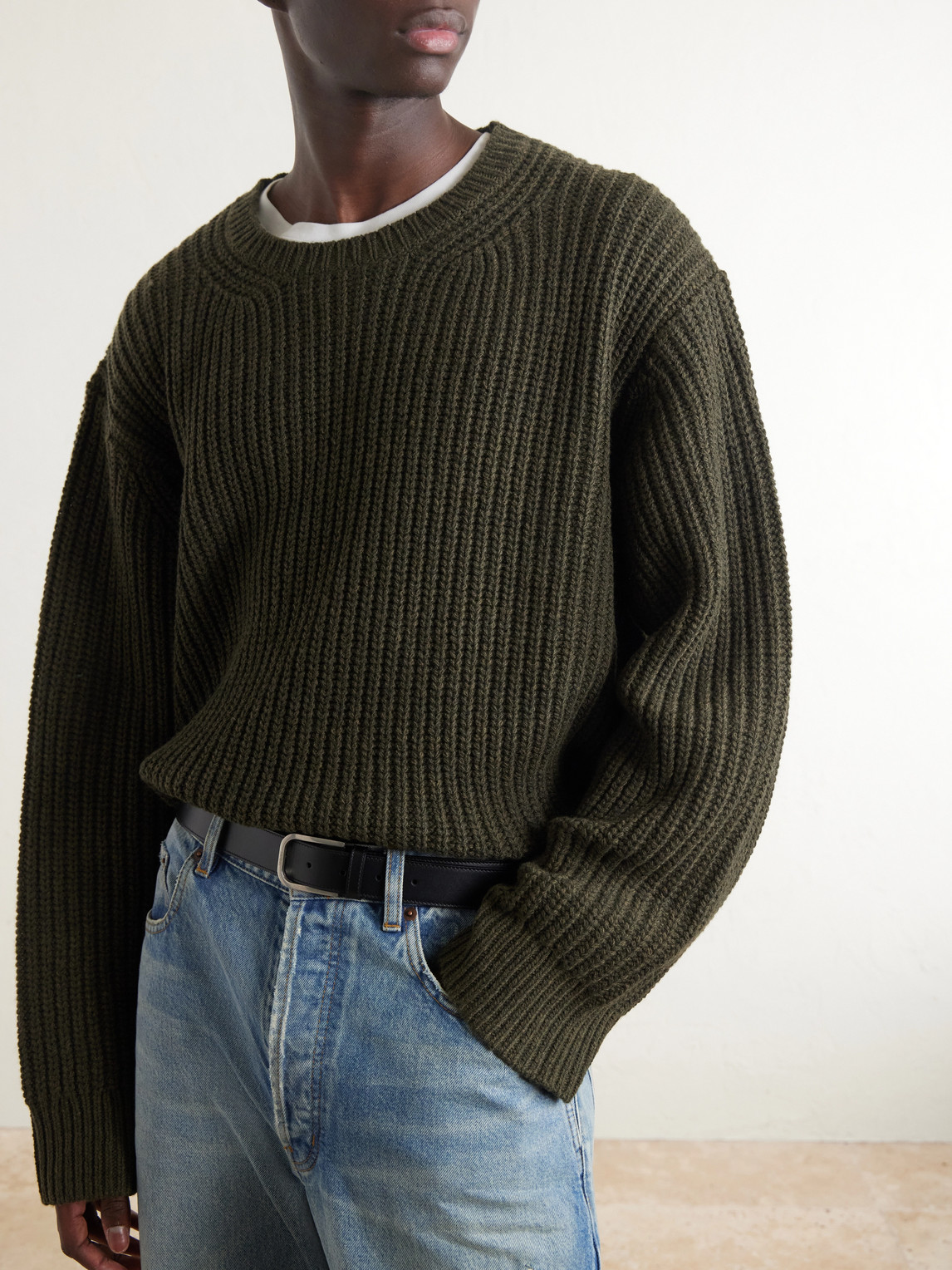 Tyler Ribbed-Knit Sweater