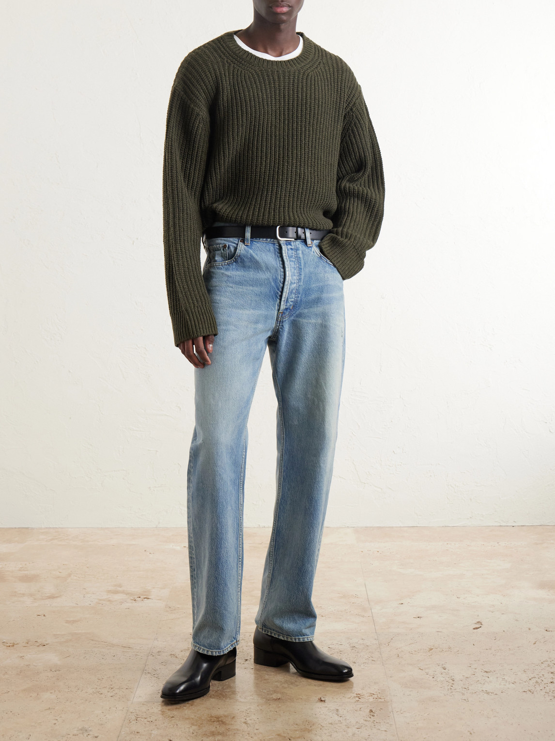 Tyler Ribbed-Knit Sweater