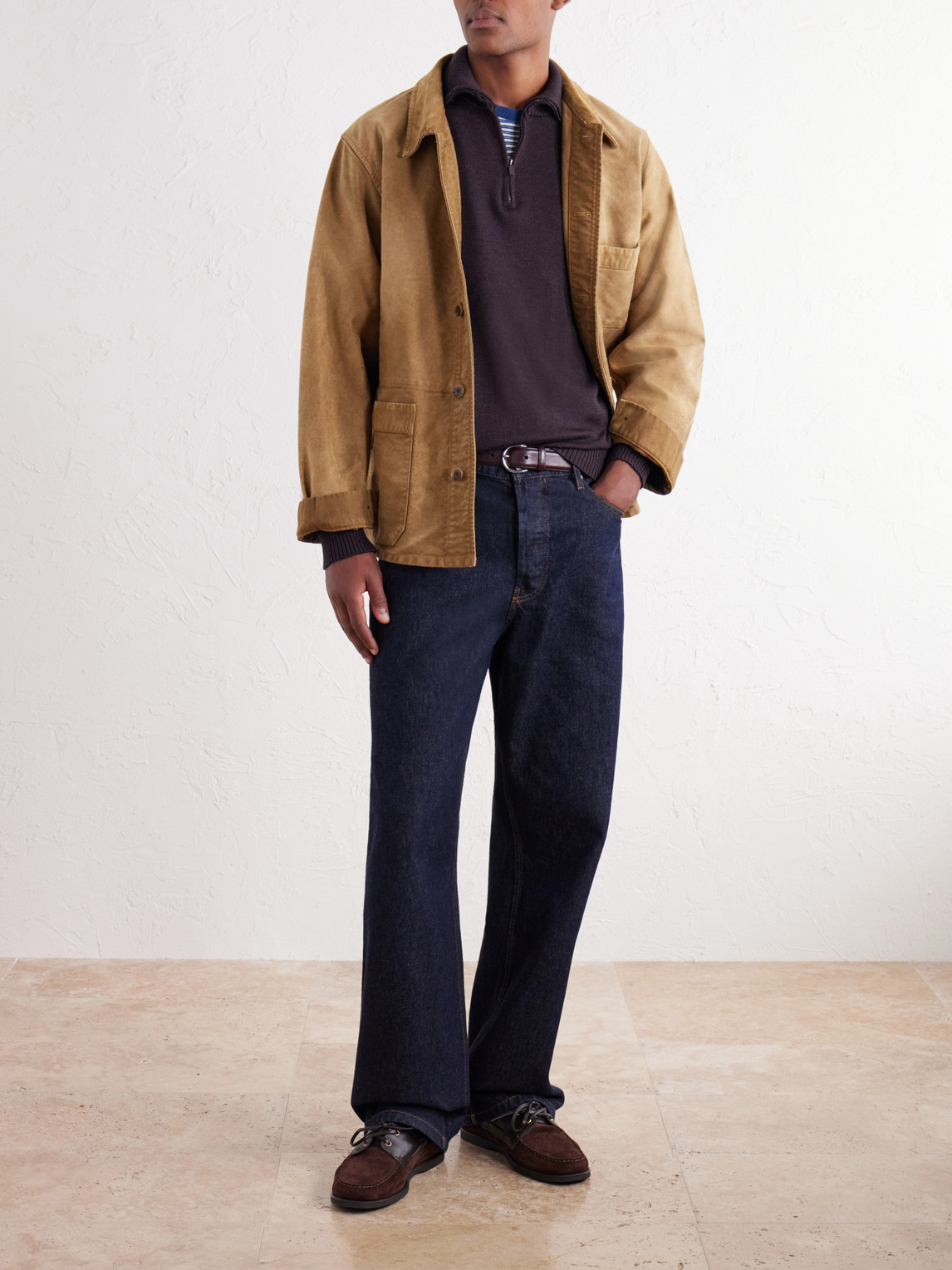 Half-Zip Virgin Sweater