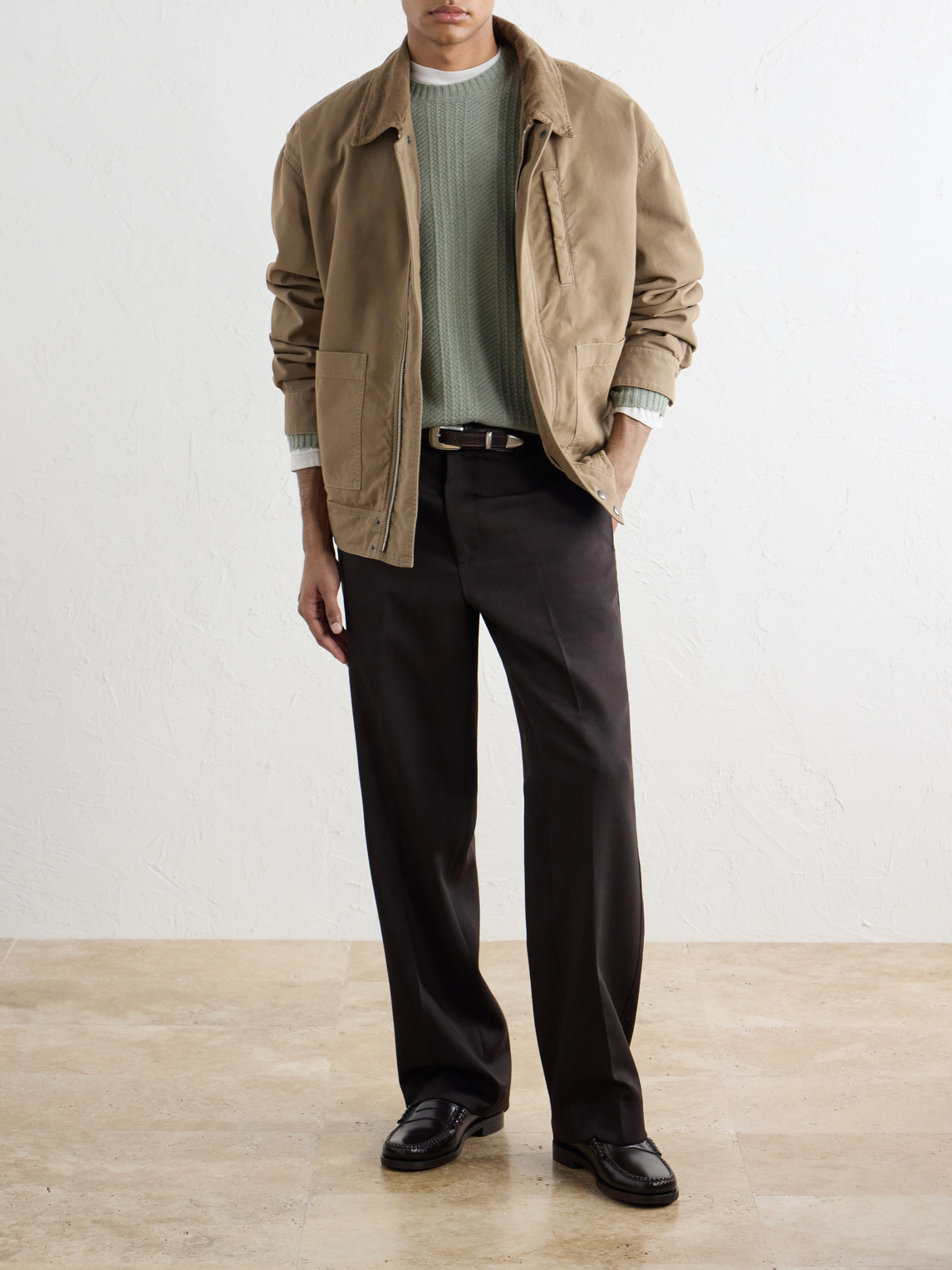 And Cashmere-Blend Sweater