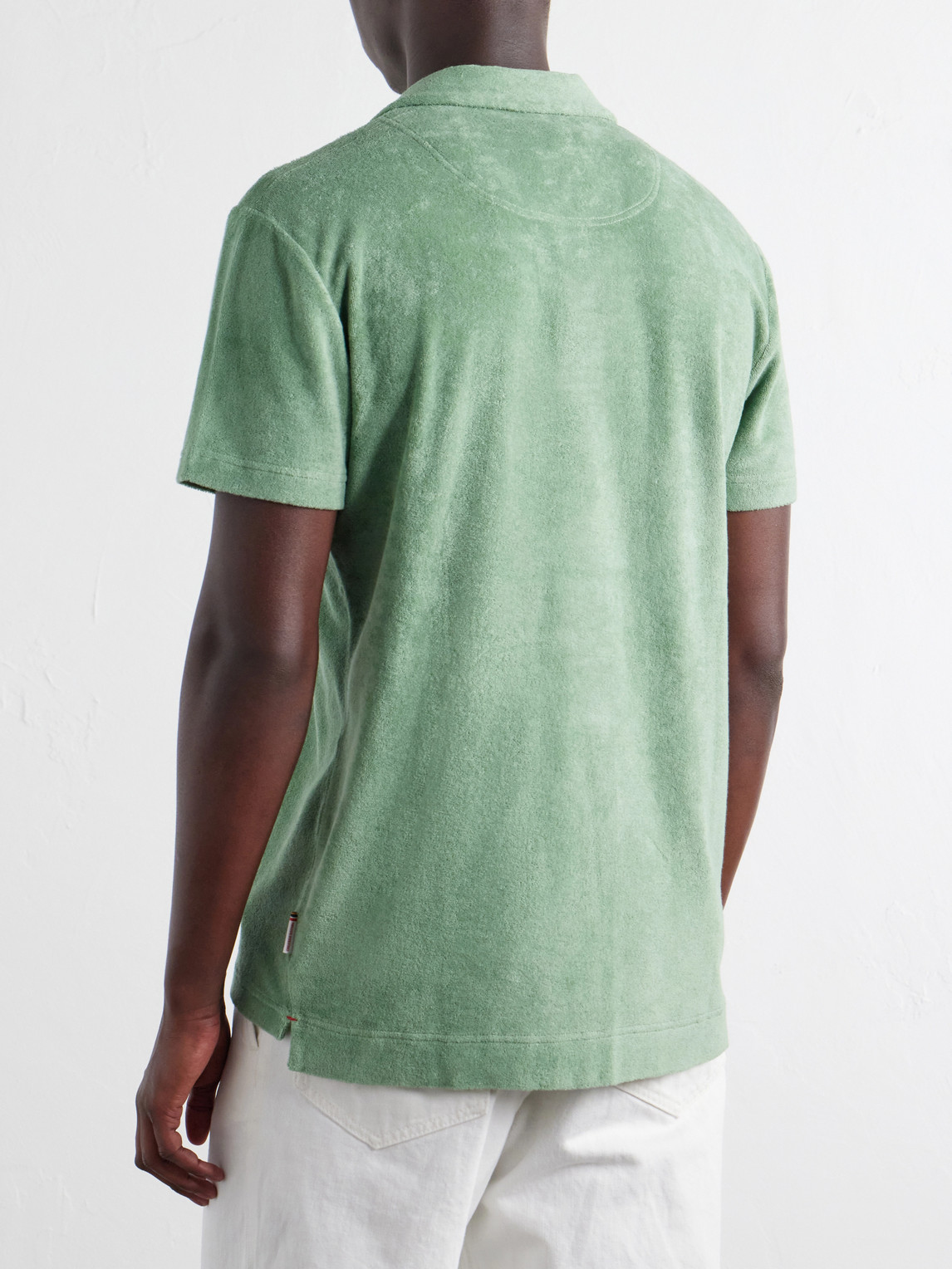 Terry Cotton-Terry Polo Shirt