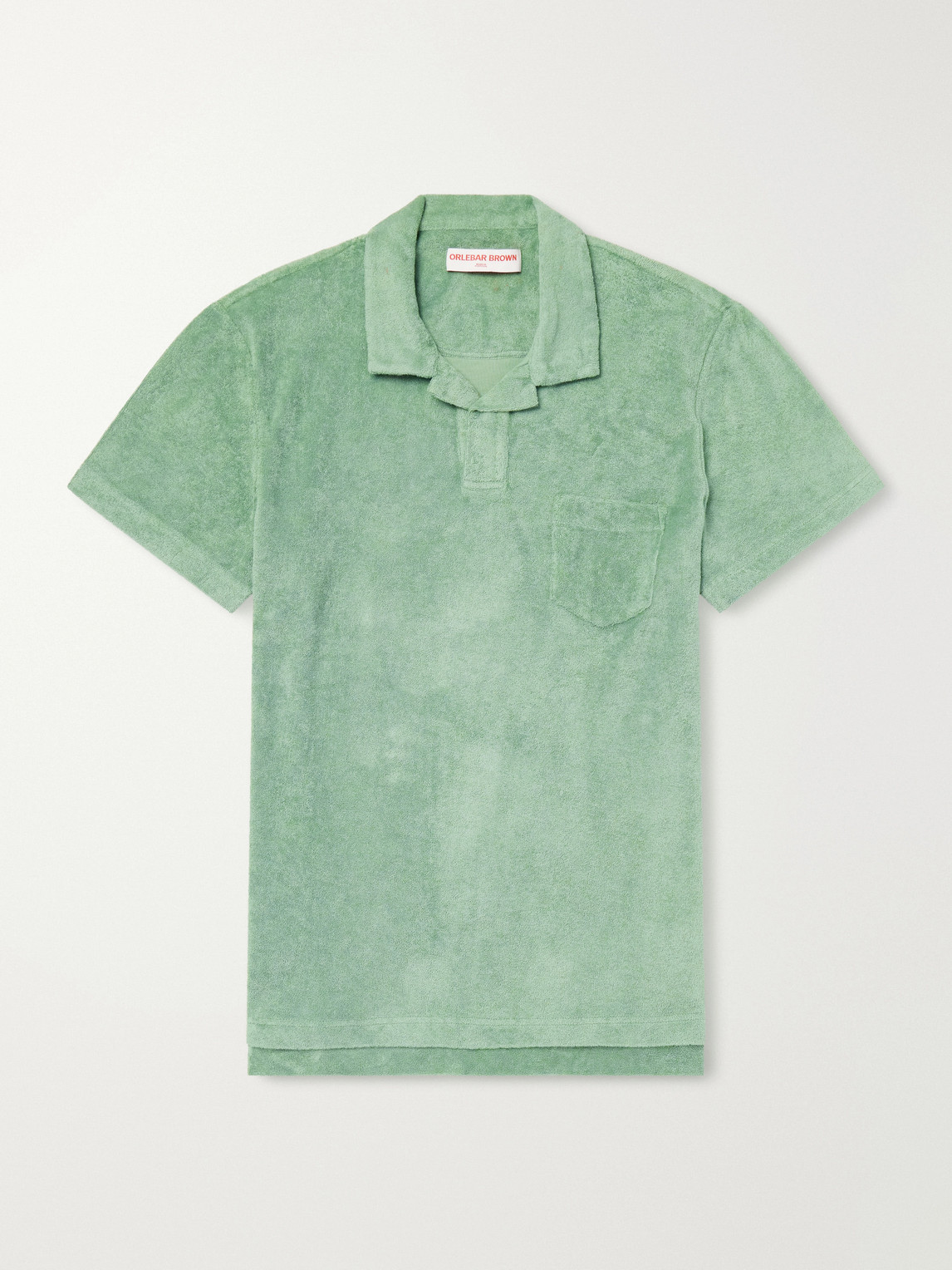 Terry Cotton-Terry Polo Shirt