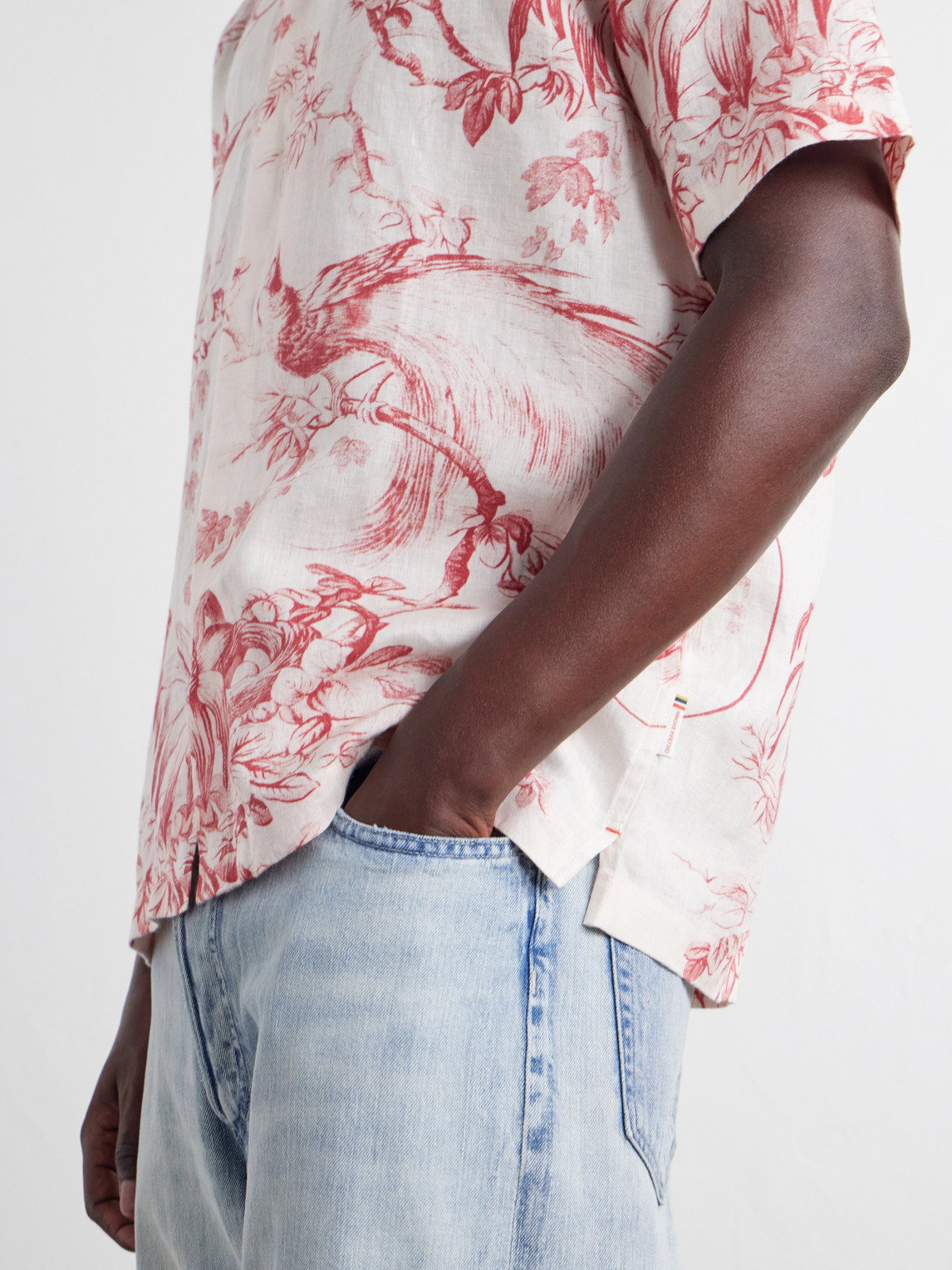 Maitan Camp-Collar Linen