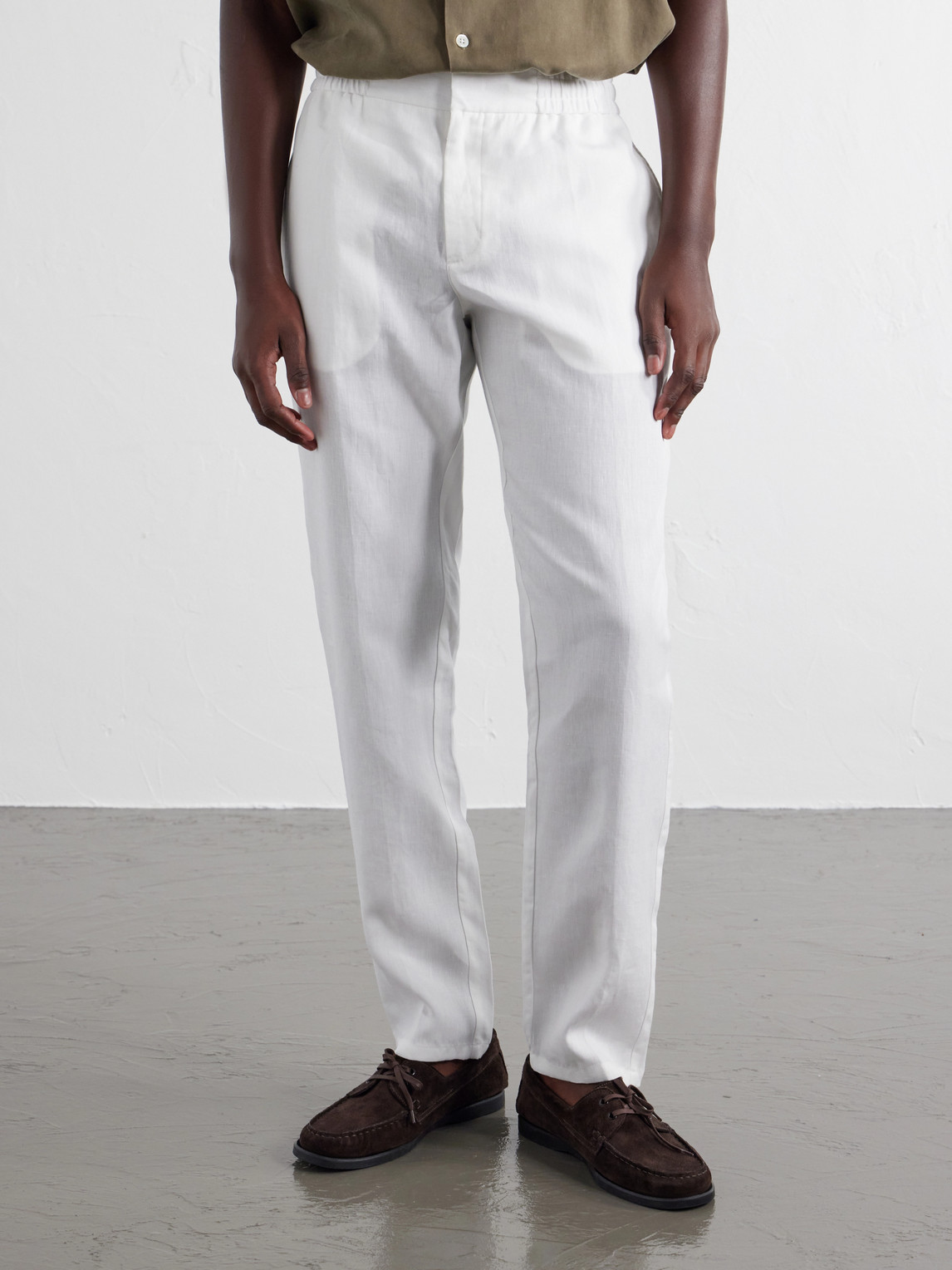 Cornell Straight-Leg Linen Trousers