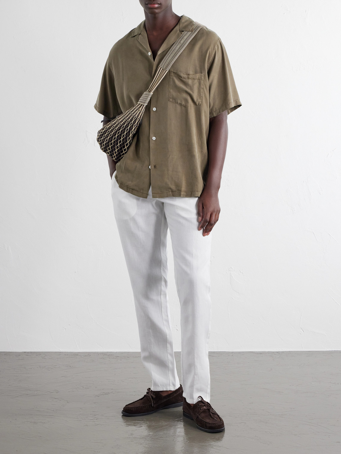 Cornell Straight-Leg Linen Trousers