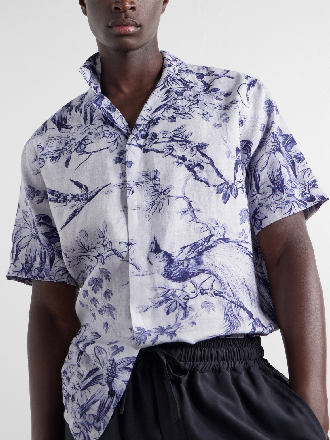 Maitan Camp-Collar Linen