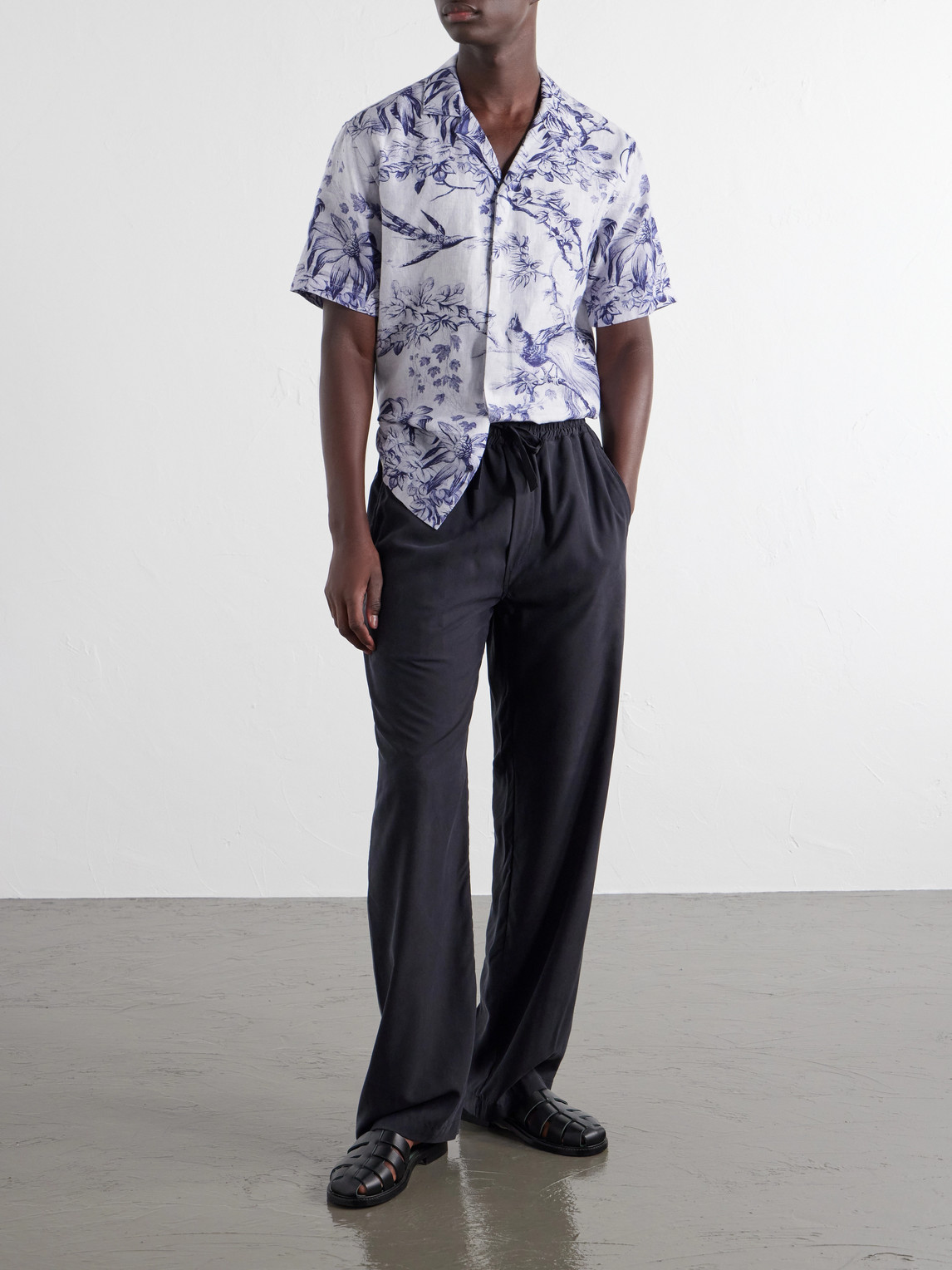 Maitan Camp-Collar Linen