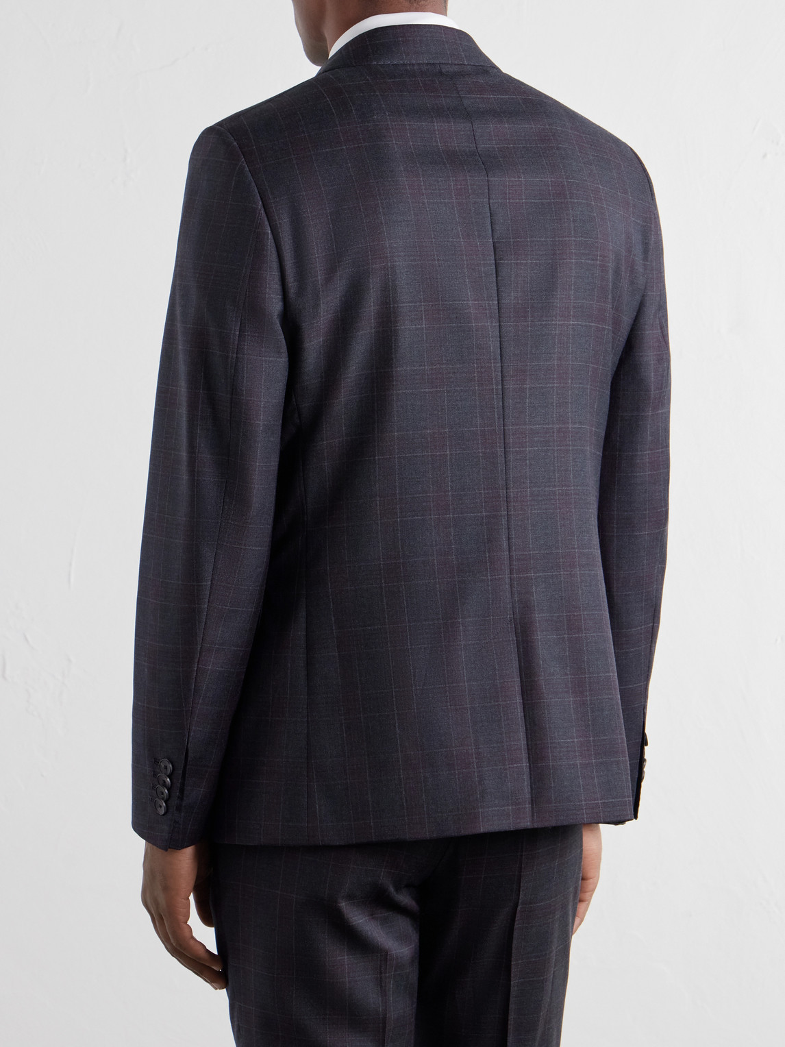 Mr P. - Checked Wool Suit Jacket